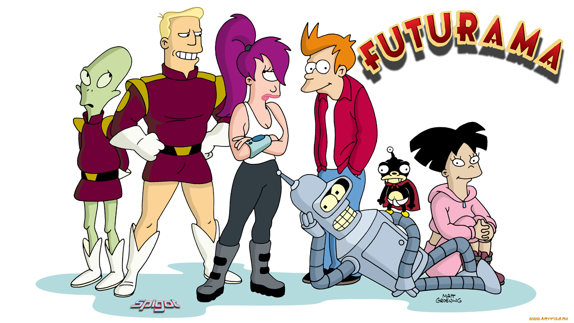 futurama, мультфильмы, футурама