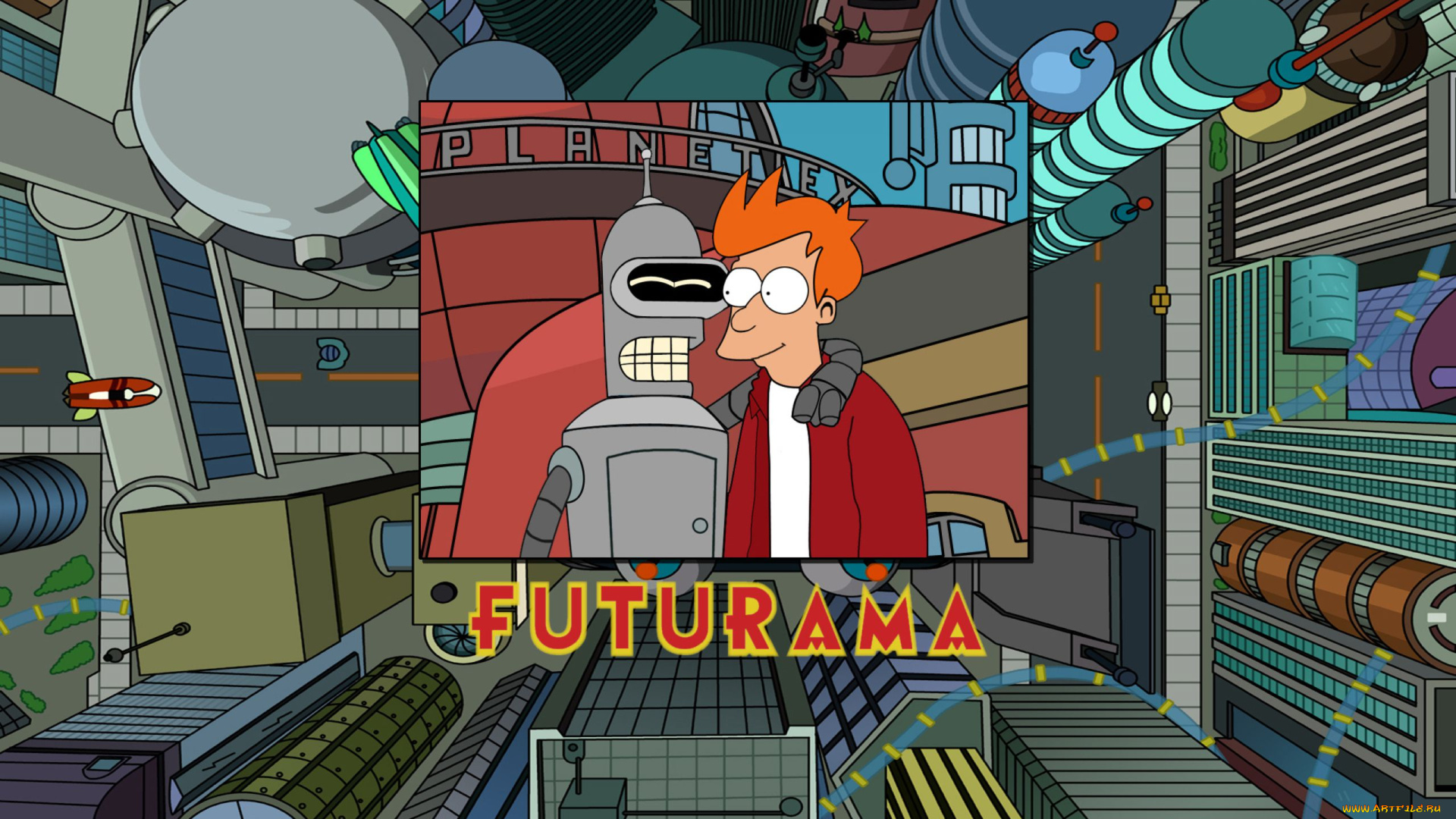futurama, мультфильмы, футурама
