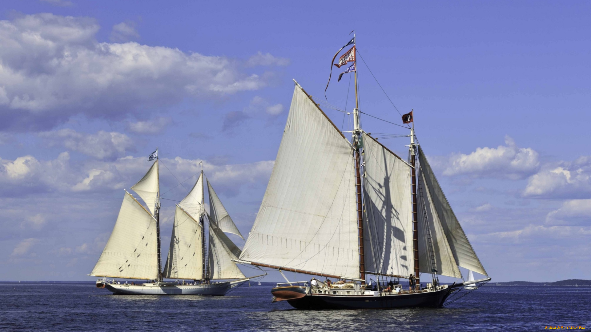 корабли, парусники, паруса