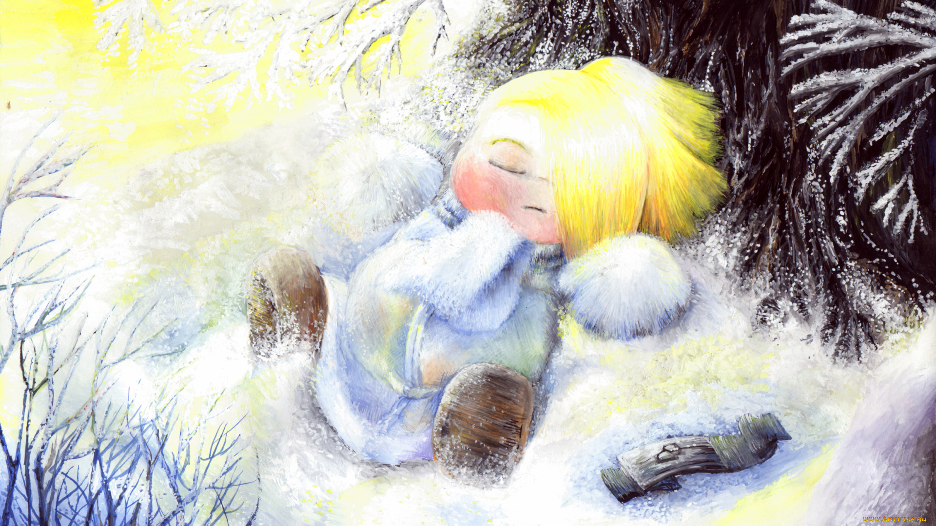 рисованные, дети, рисунок