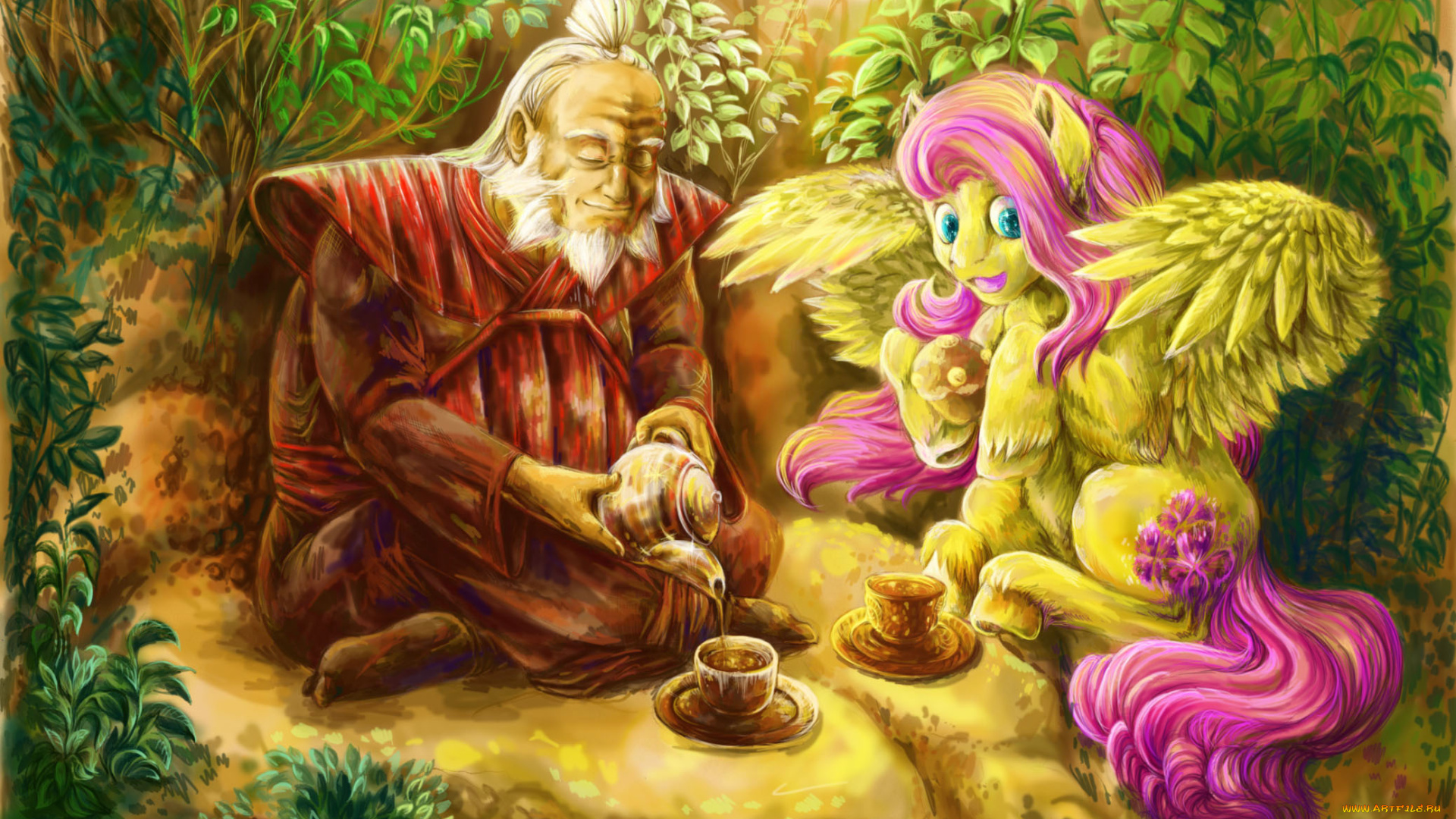 рисованные, животные, сказочные, мифические, рисунок