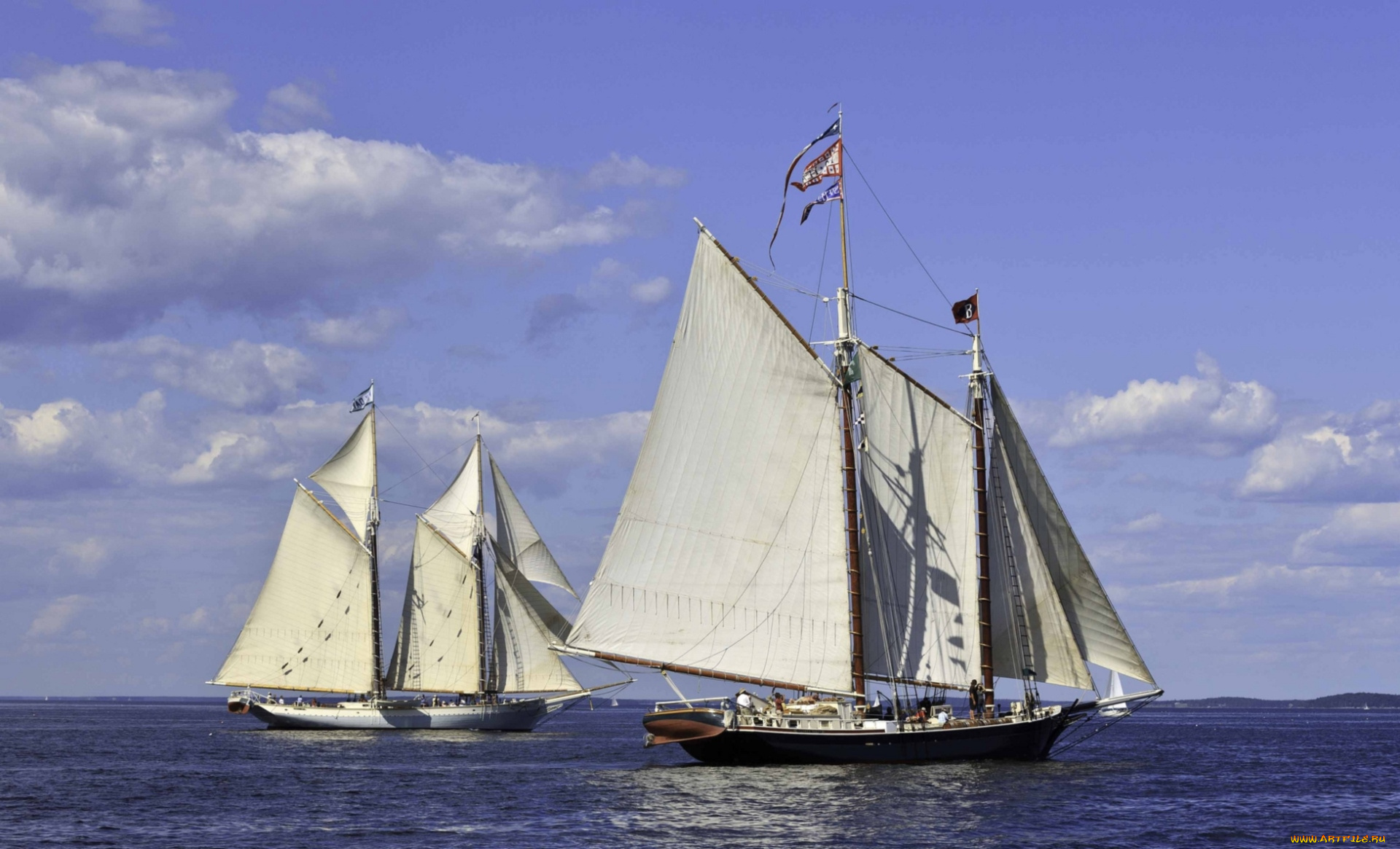 корабли, парусники, паруса