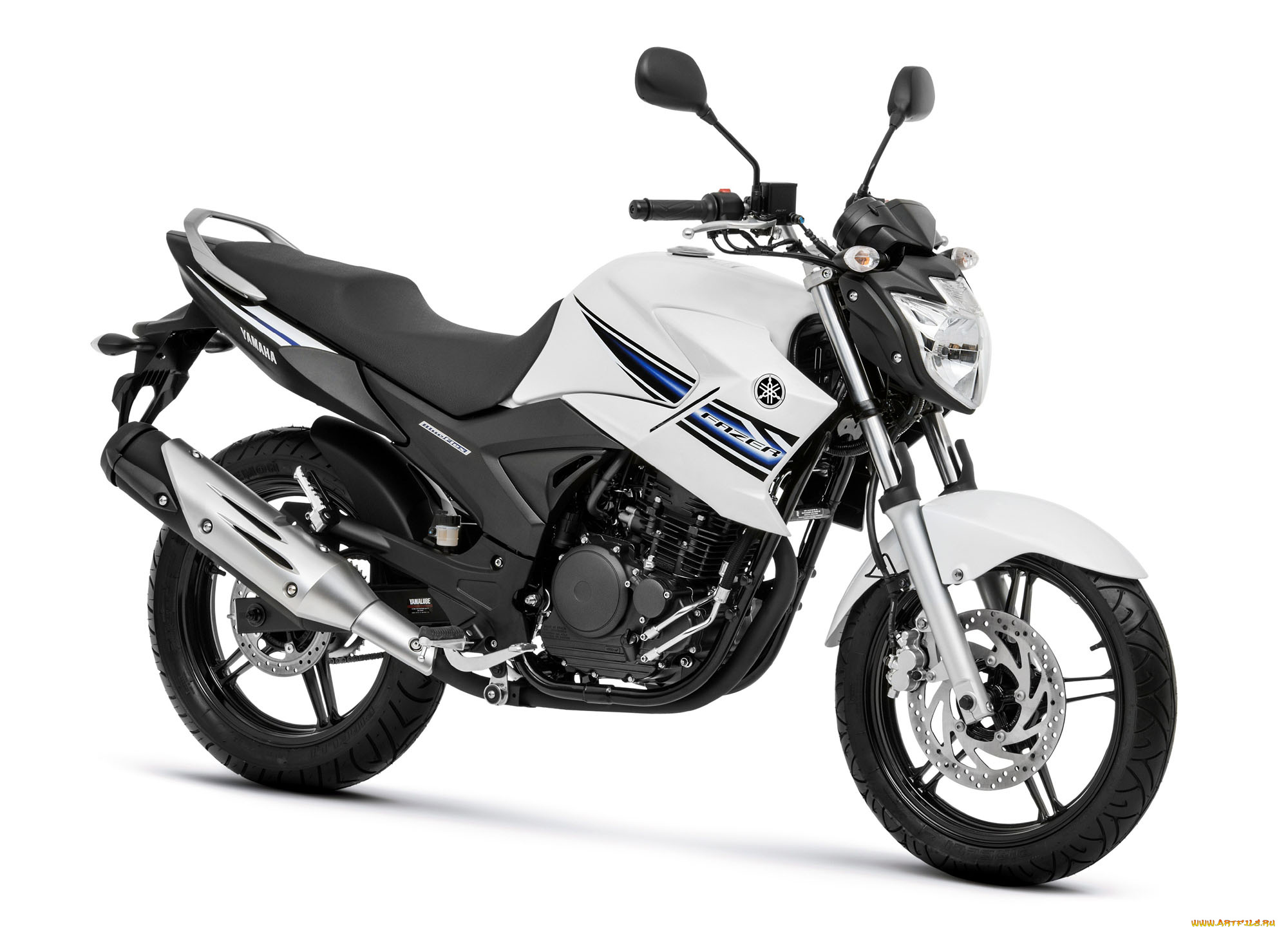 мотоциклы, yamaha, 2014, fazer, 250, blue, flex
