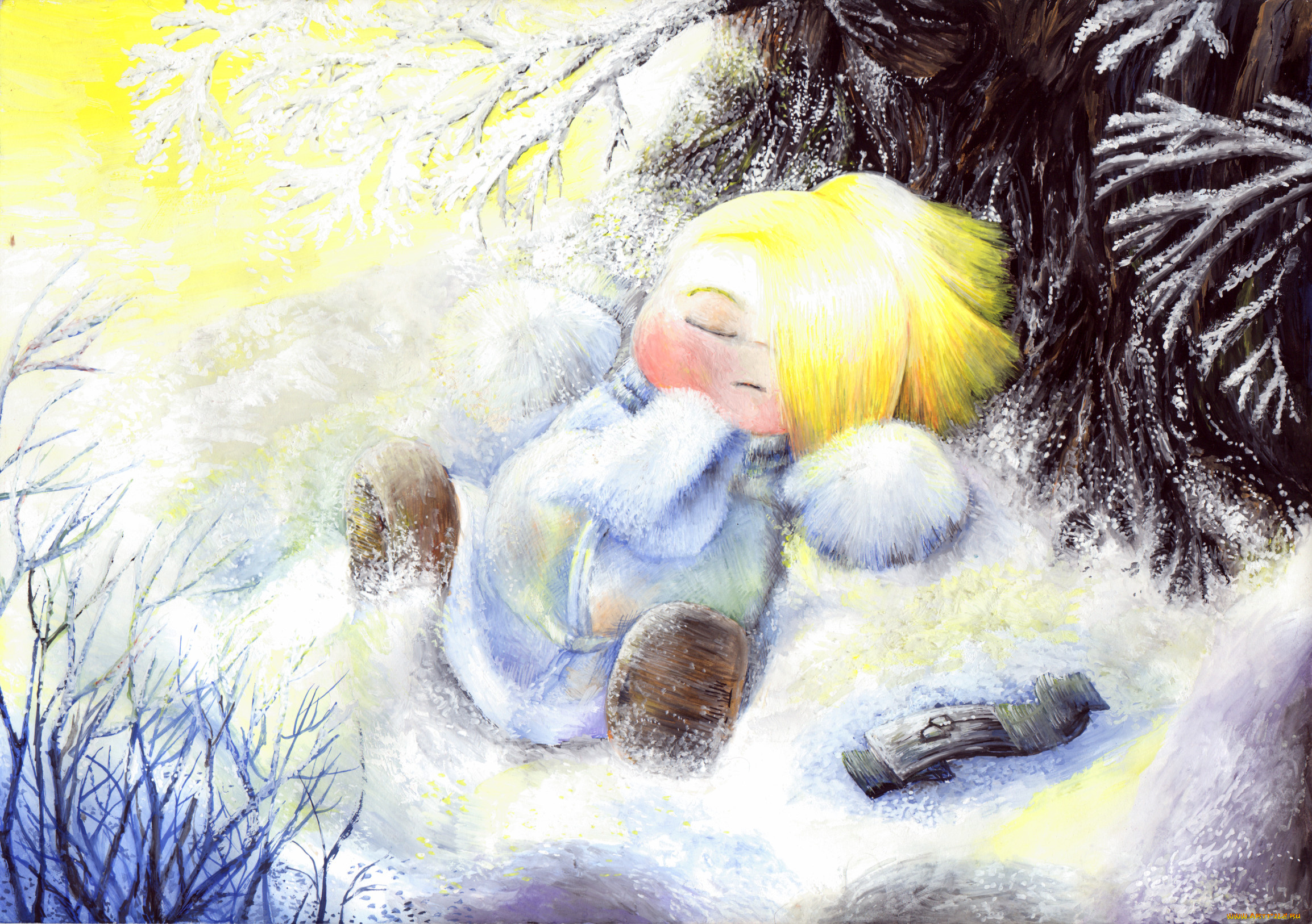 рисованные, дети, рисунок