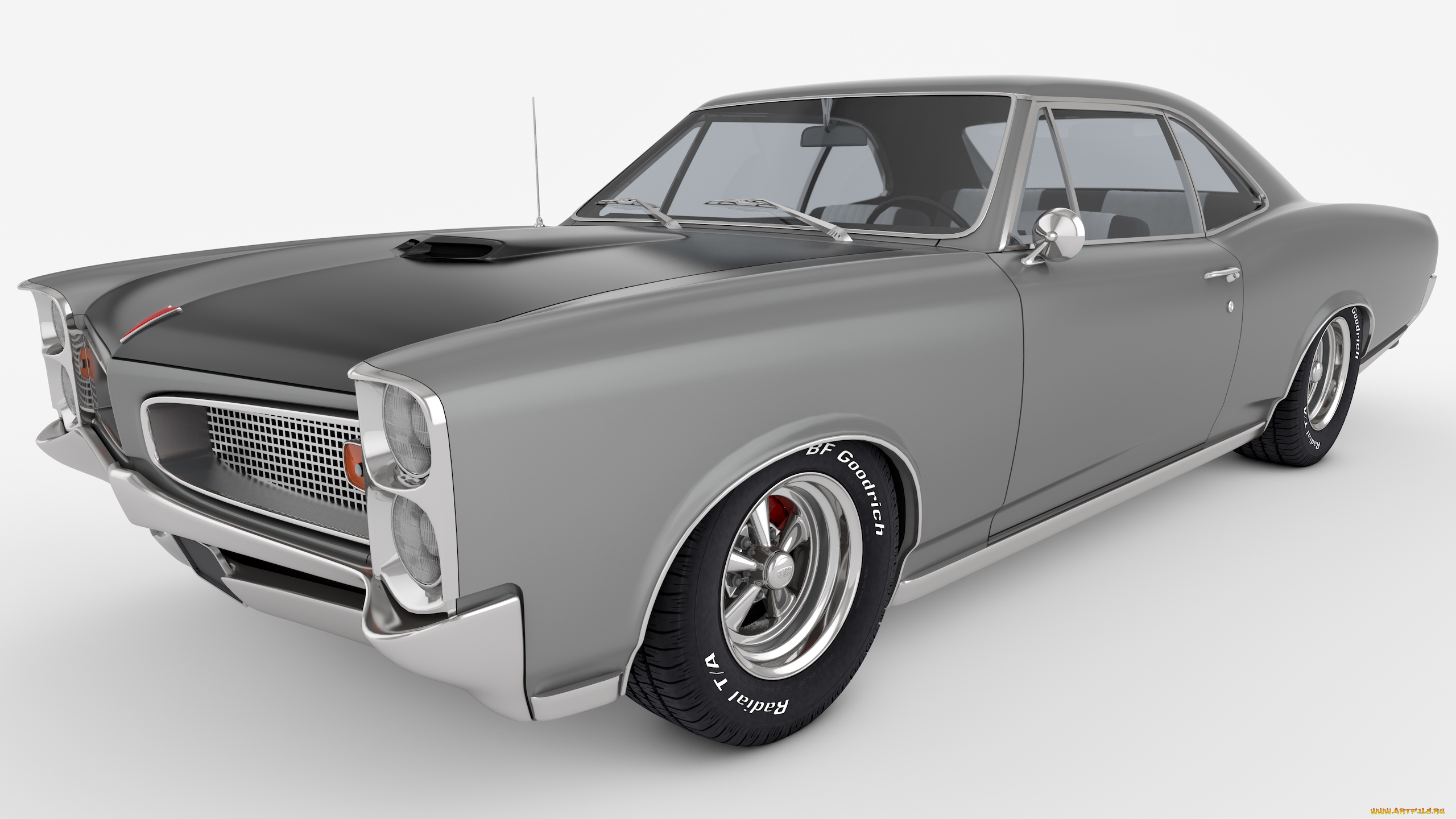 автомобили, 3д, 1966, pontiac