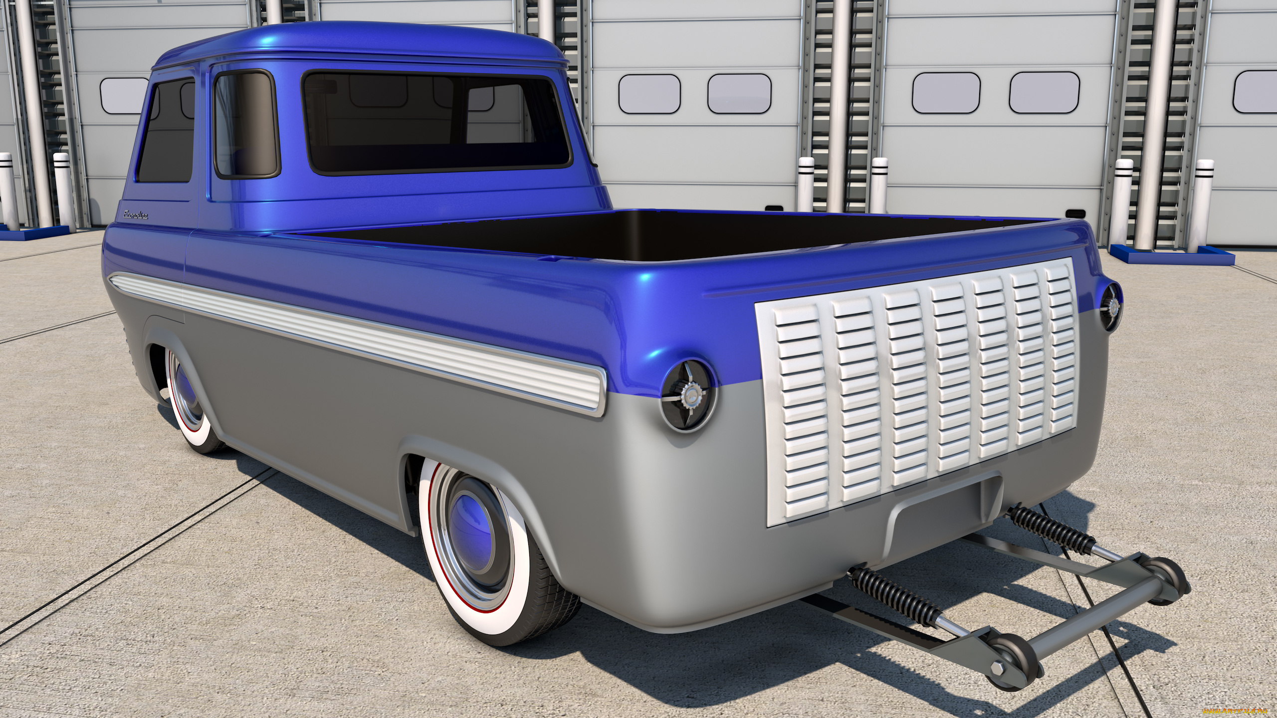 автомобили, 3д, ford, e100