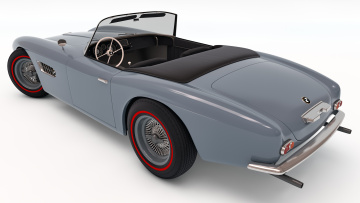 Картинка автомобили 3д bmw 507