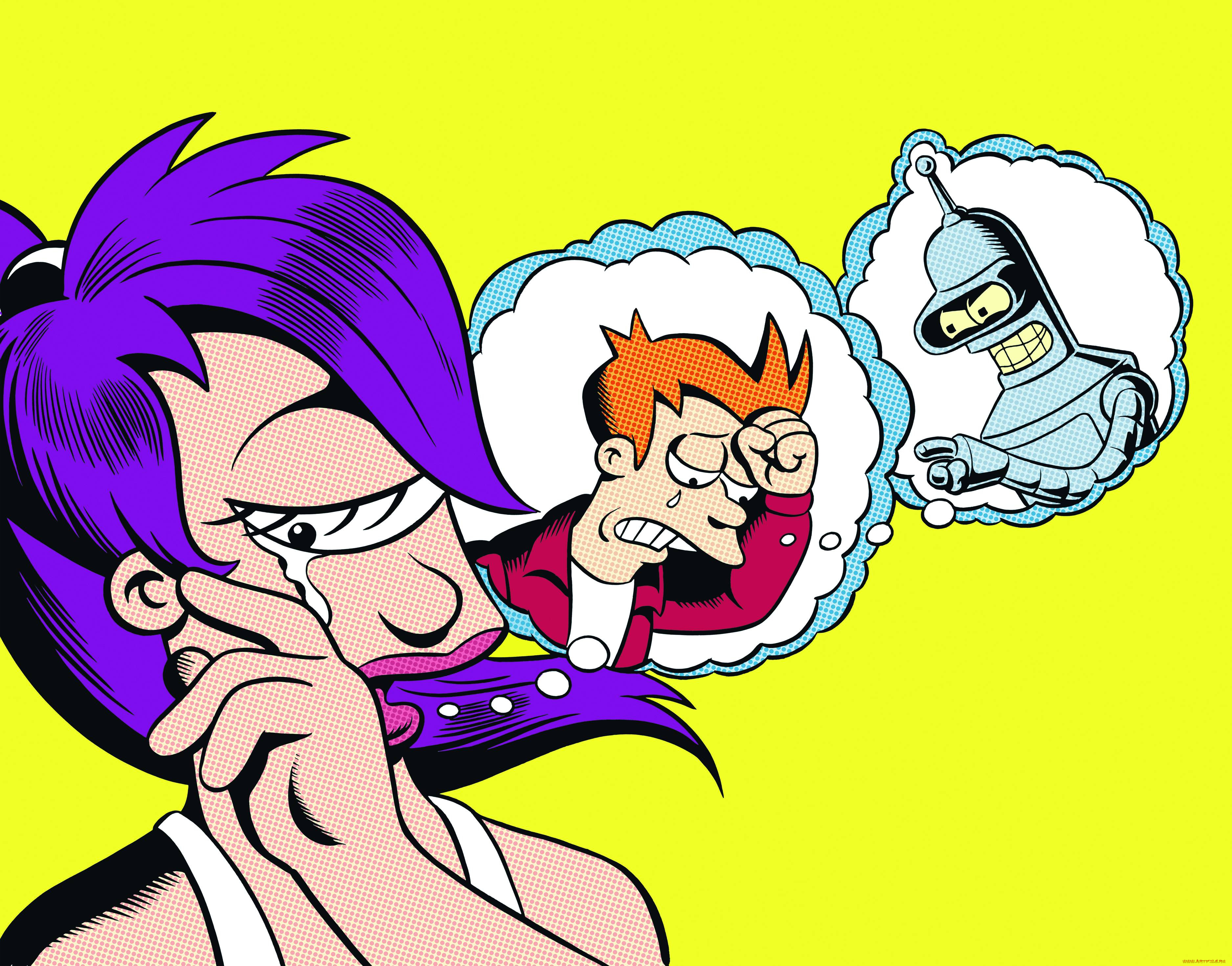 futurama, мультфильмы, футурама