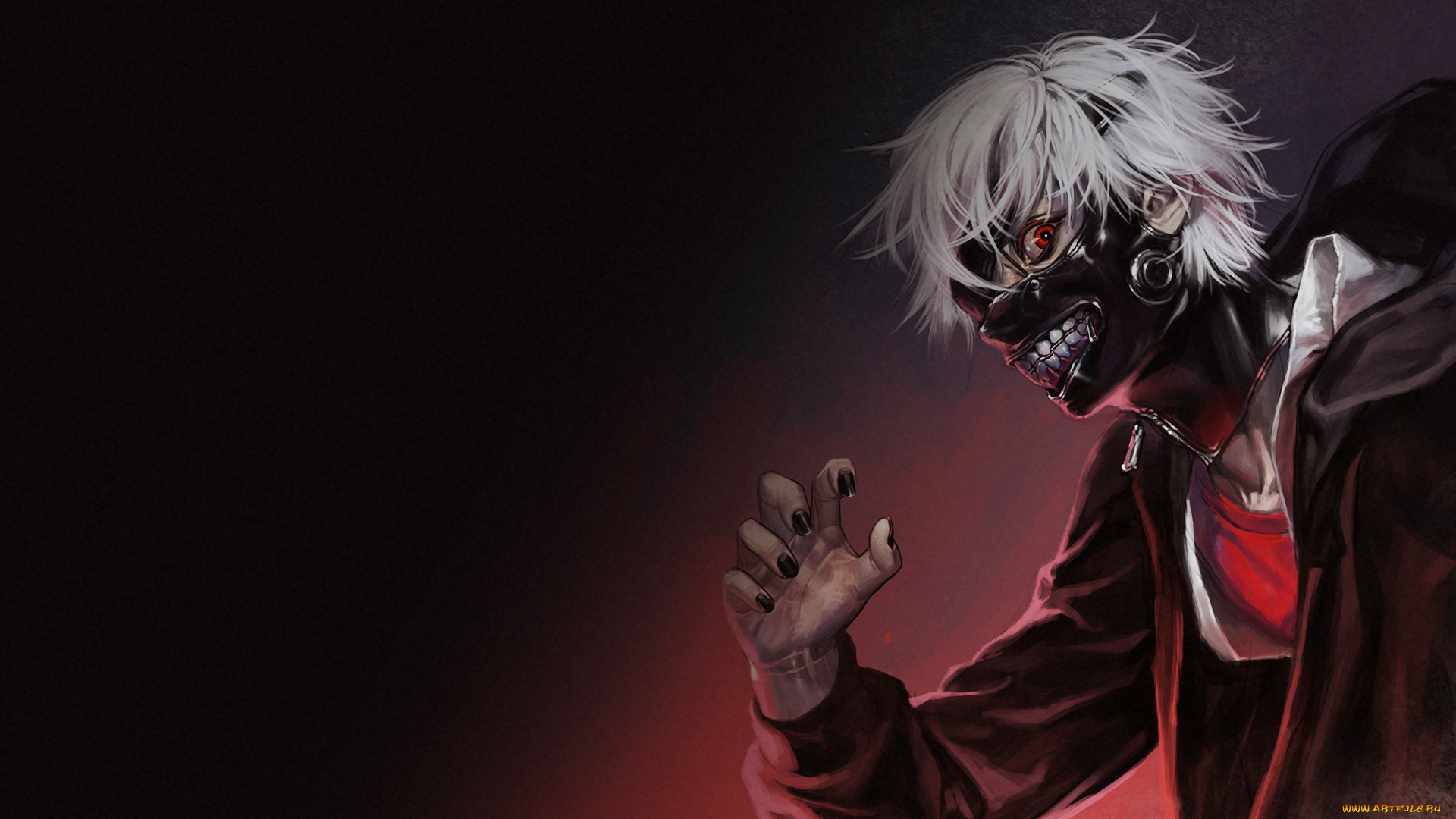 аниме, tokyo, ghoul, гуль, маска, ken, kaneki, токийский, tokyo, ghoul, art, anime