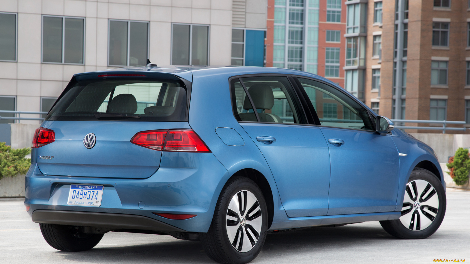 автомобили, volkswagen, 2015г, e-golf, us-spec, typ, 5g, синий