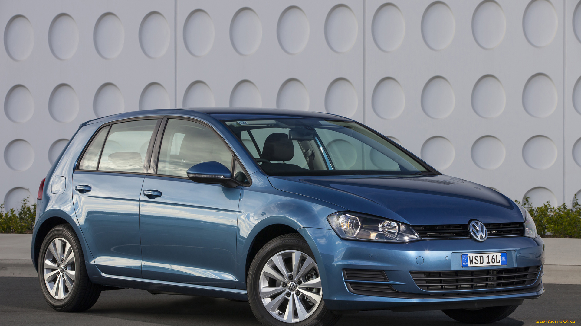 автомобили, volkswagen, 5-door, golf, tsi, bluemotion, синий, 2013г, typ, 5g, au-spec