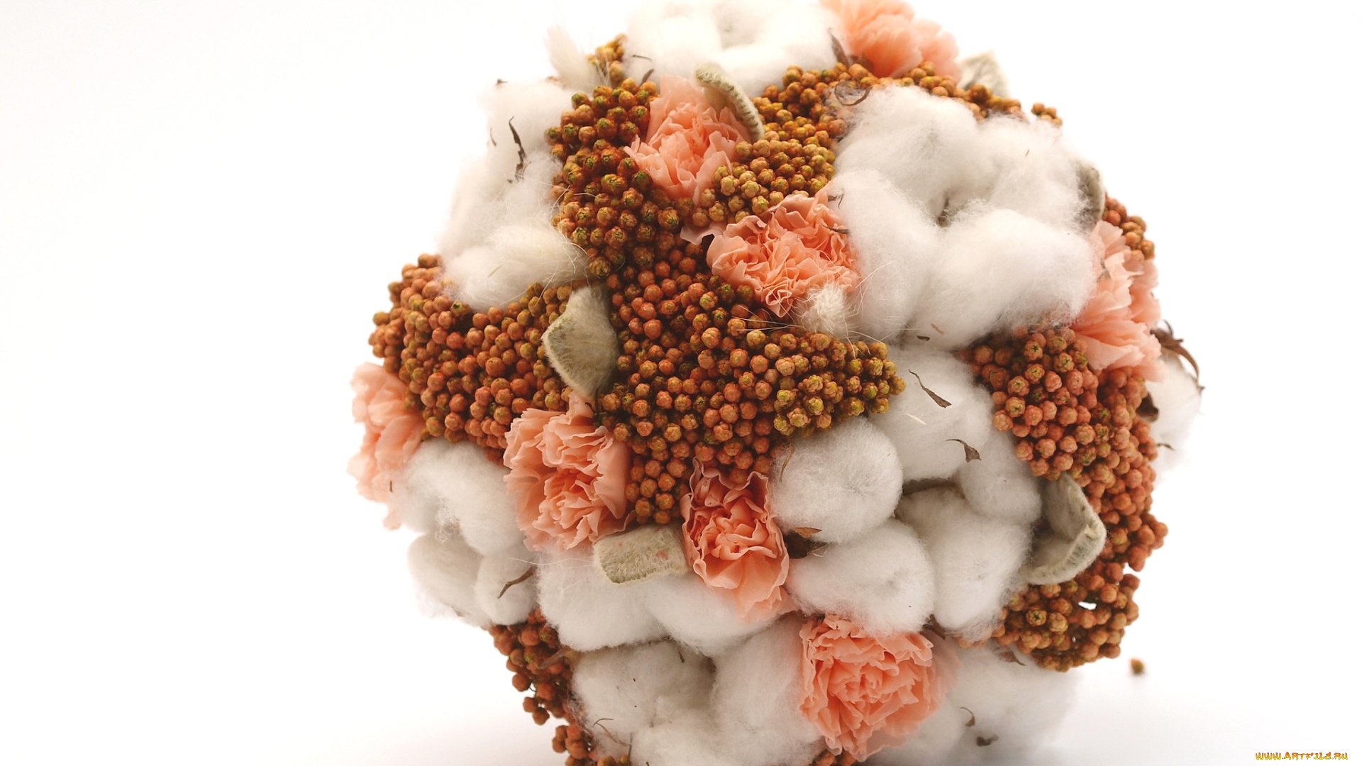 цветы, букеты, , композиции, хлопок