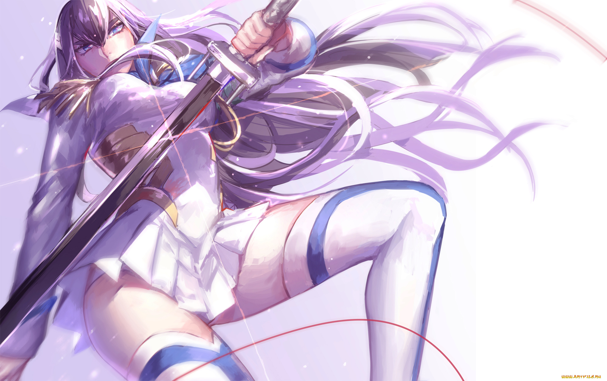 аниме, kill, la, kill, оружие, меч, девушка, kill, la, kiryuuin, satsuki