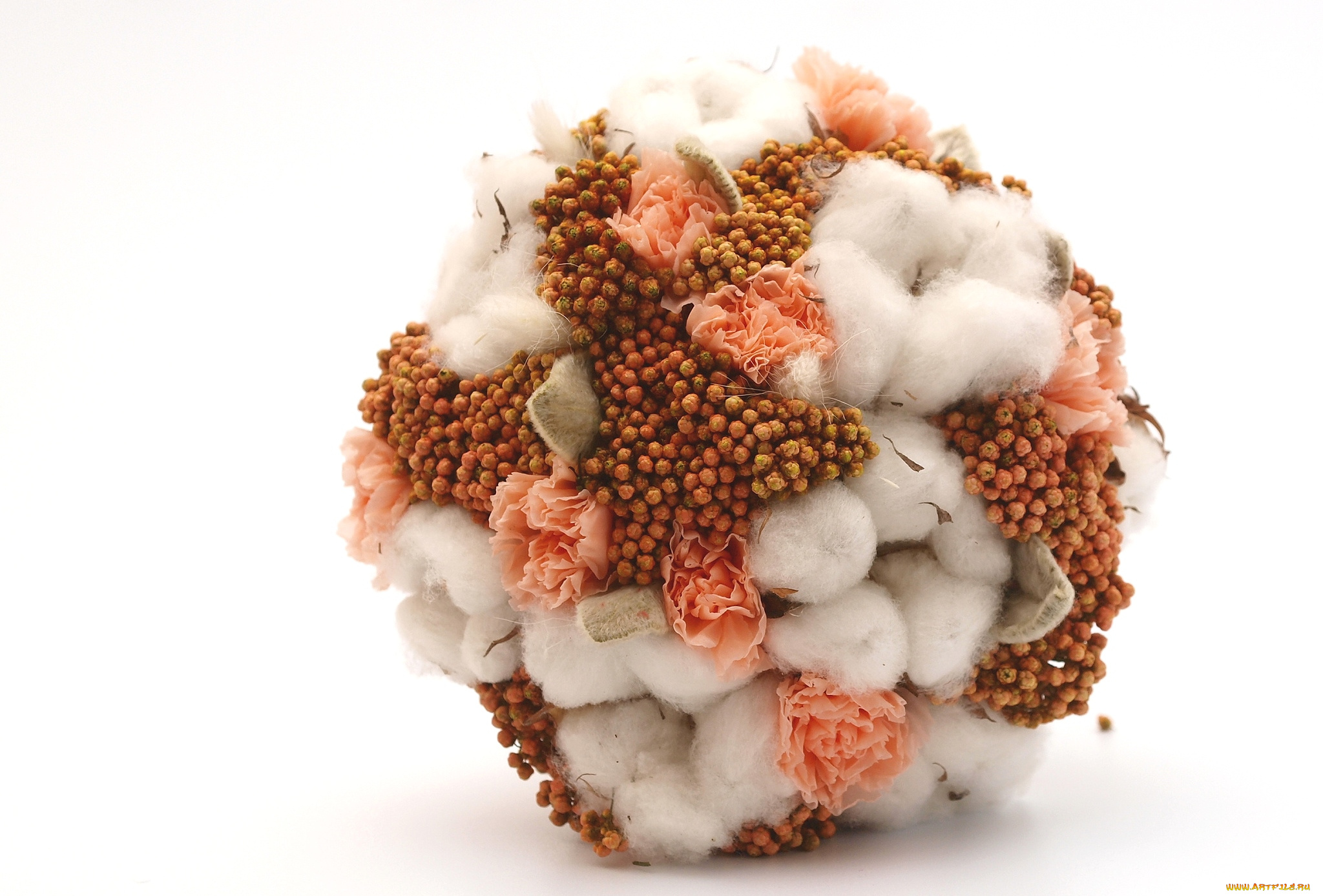 цветы, букеты, , композиции, хлопок