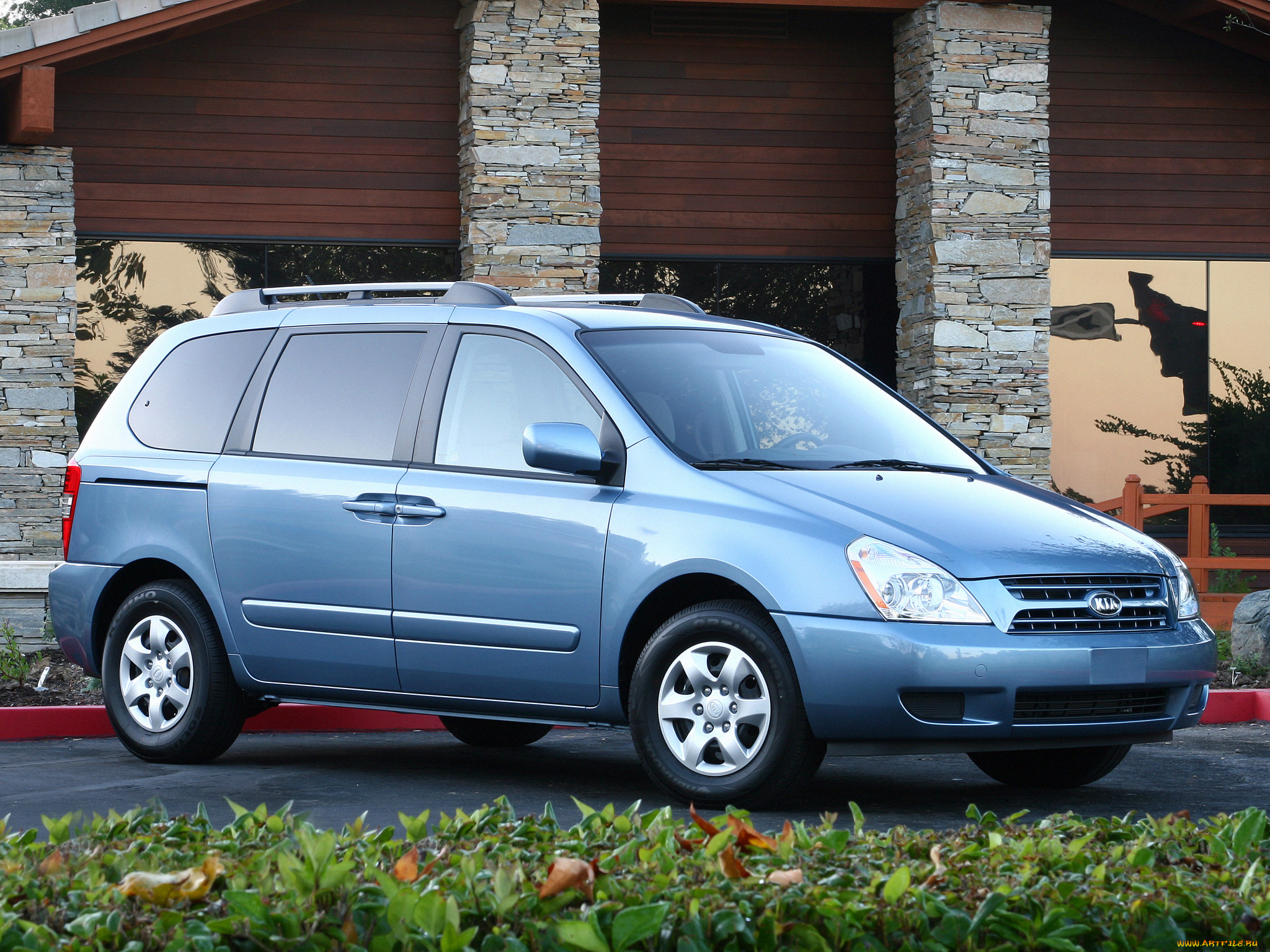 автомобили, kia, sedona, swb, голубой