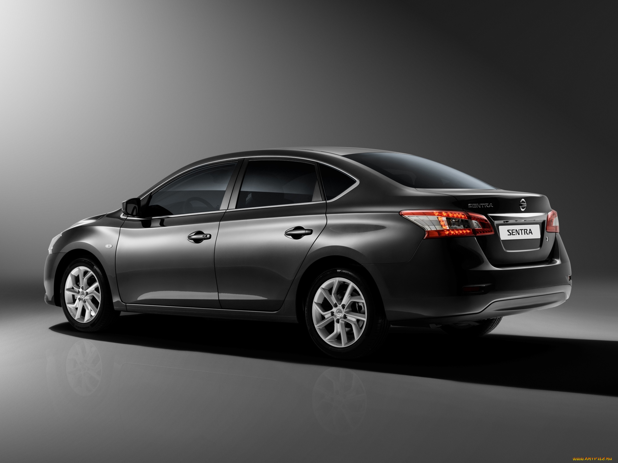 автомобили, nissan, datsun, 2014г, темный, b17, sentra, ru-spec