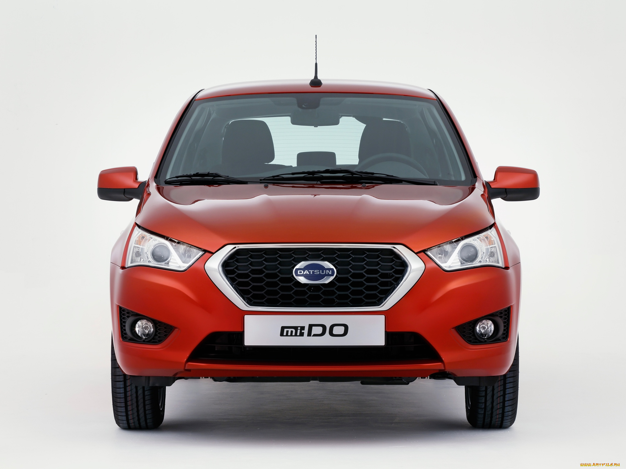 автомобили, nissan, datsun, красный, 2014г, mi-do