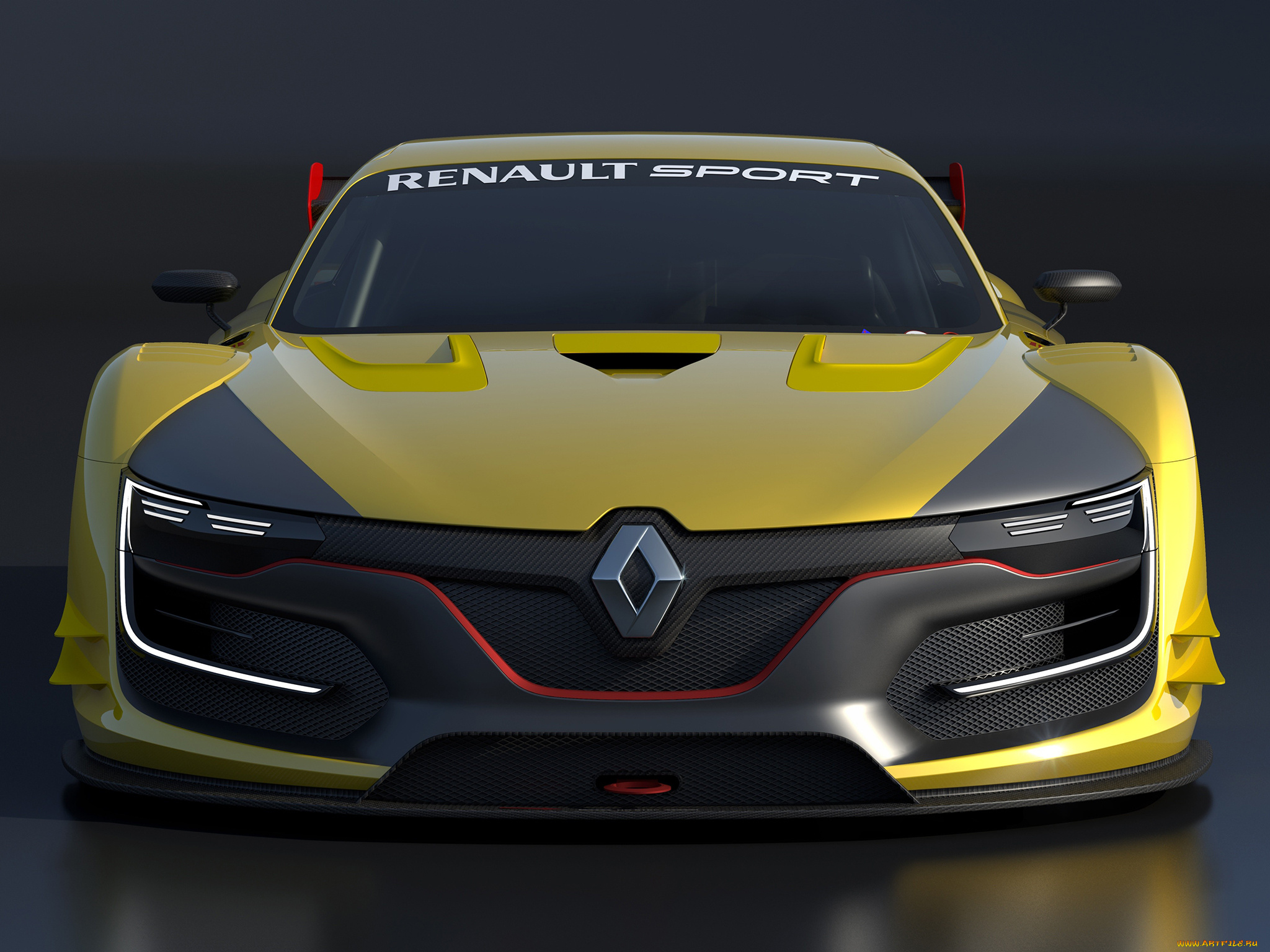автомобили, renault, желтый, 2014г, sport, r-s
