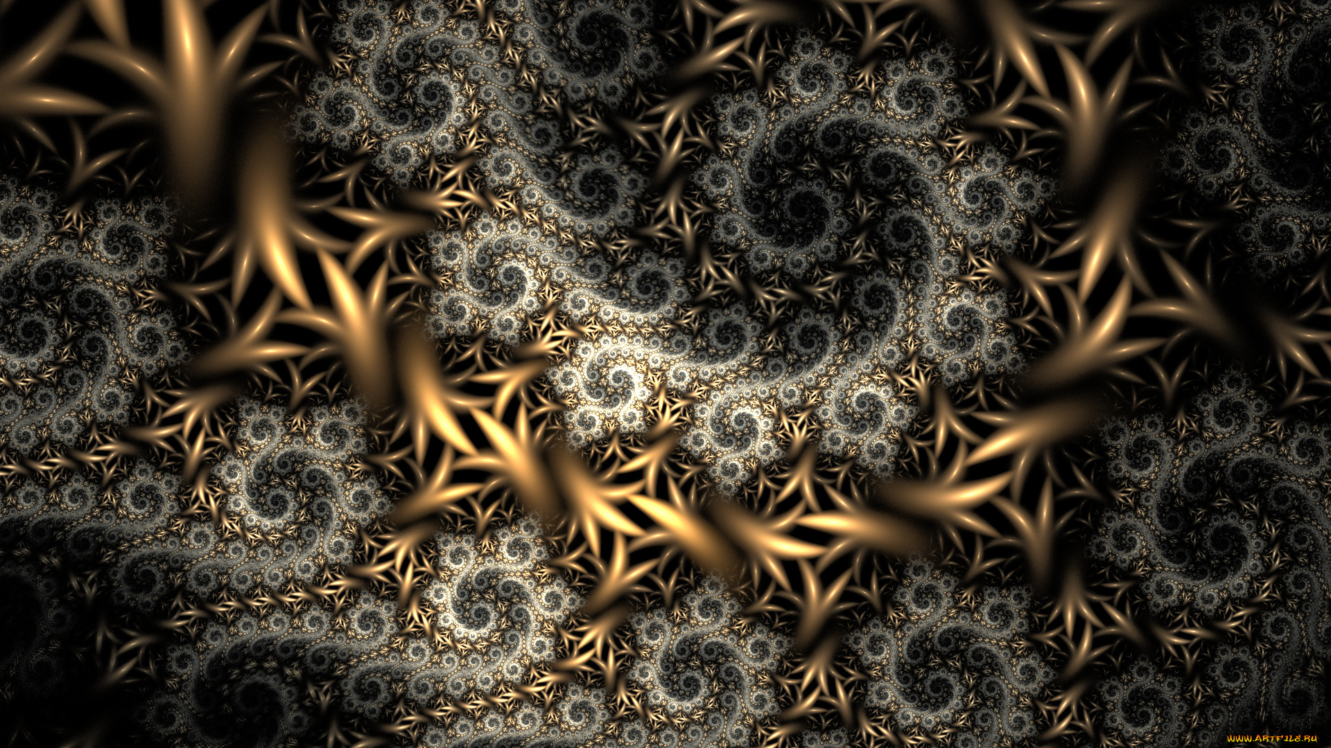 3д, графика, фракталы, , fractal, узор, фон, цвета