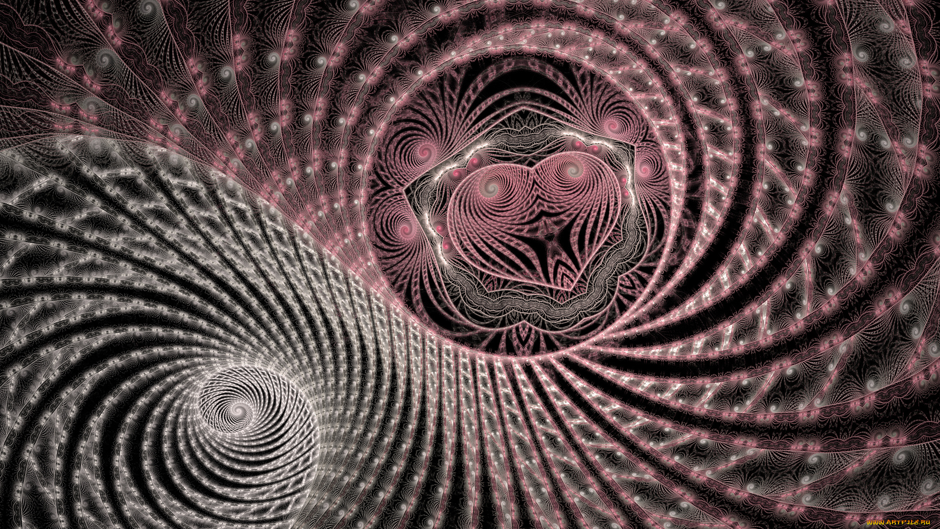 3д, графика, фракталы, , fractal, узор, фон, цвета