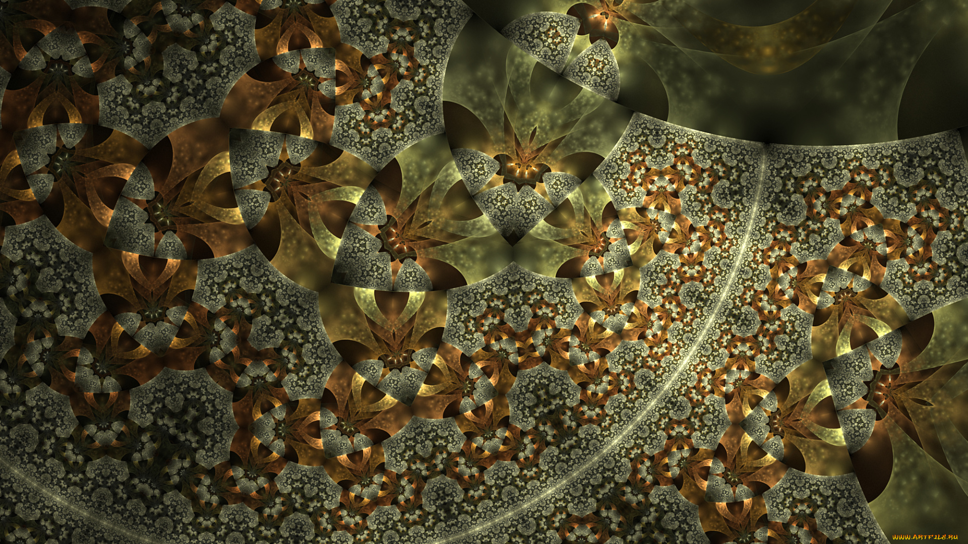 3д, графика, фракталы, , fractal, узор, фон, цвета