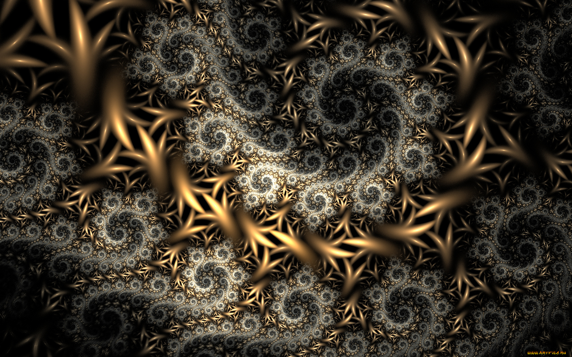 3д, графика, фракталы, , fractal, узор, фон, цвета