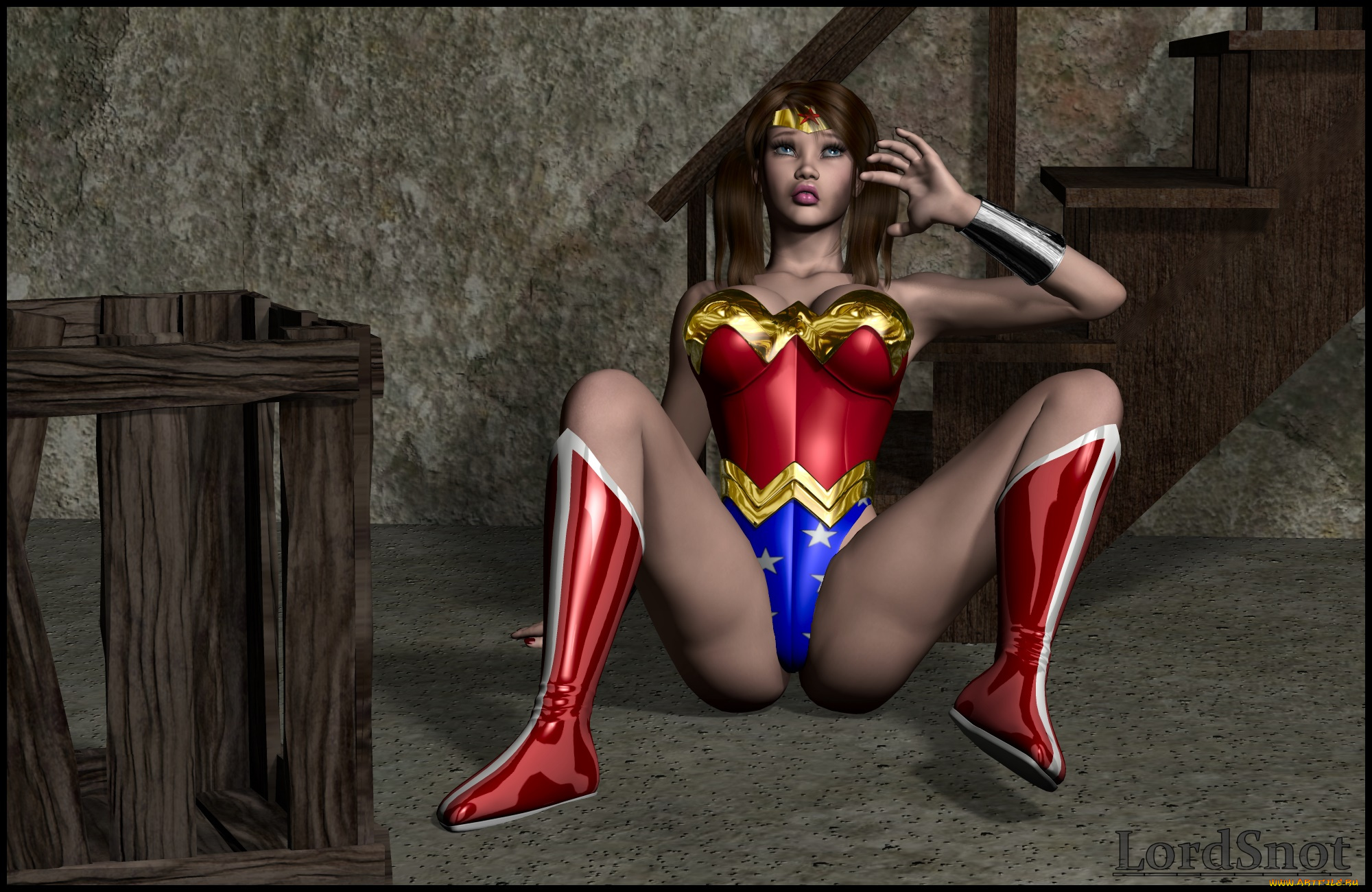 lordsnot, 3д, графика, фантазия, , fantasy, девушка, взгляд, фон