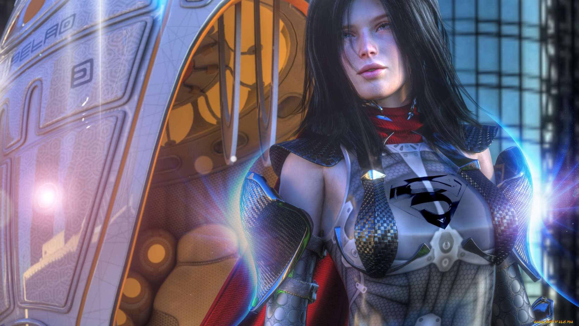 3д, графика, фантазия, , fantasy, взгляд, девушка, фон