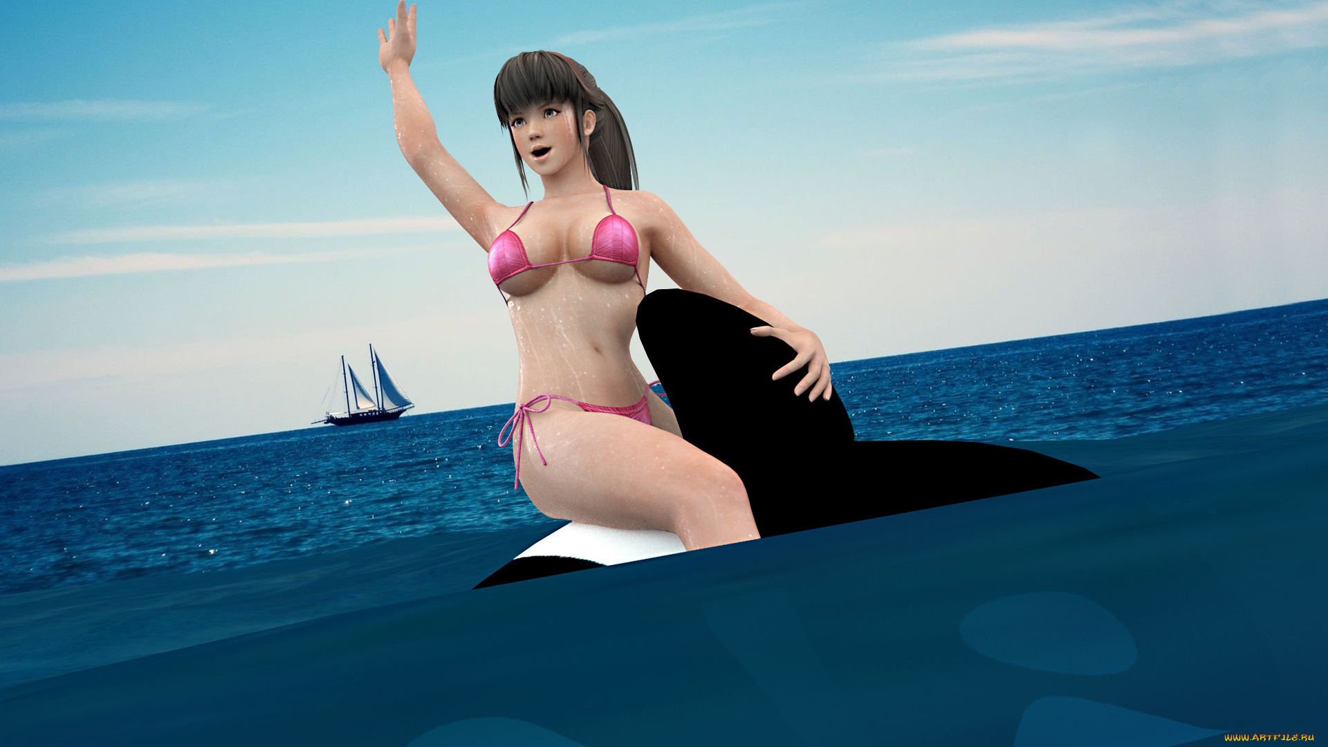 3д, графика, люди, , people, фон, взгляд, девушка