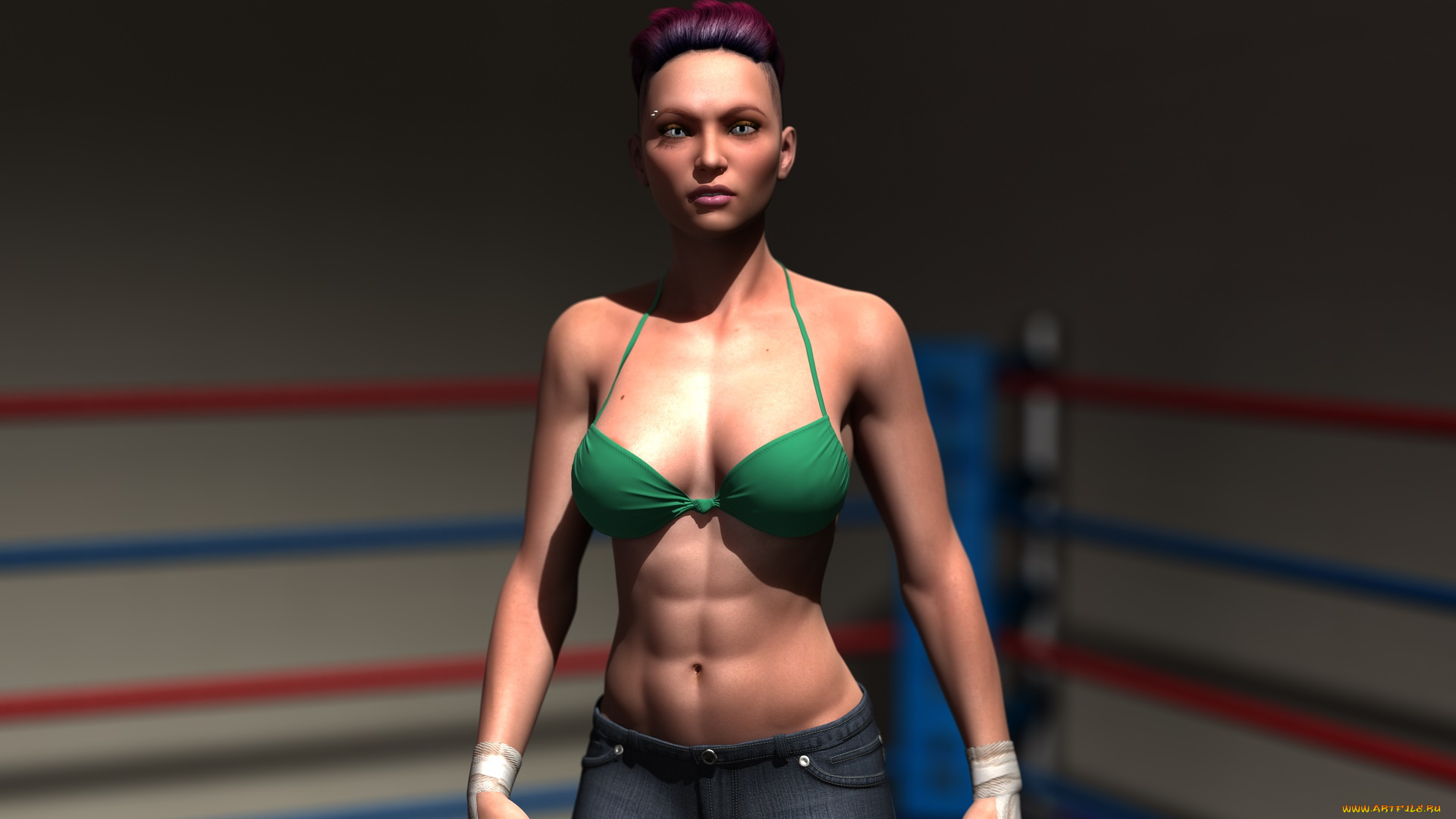 3д, графика, спорт, , sport, взгляд, фон, девушка