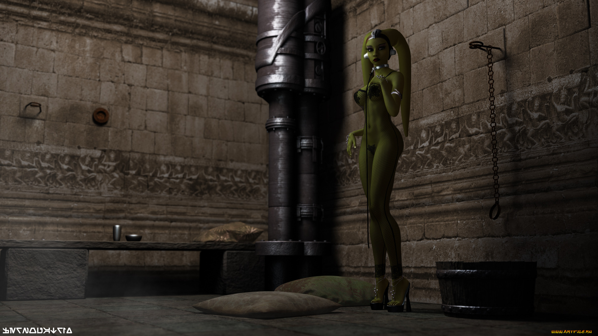 3д, графика, существа, , creatures, халк, взгляд, фон