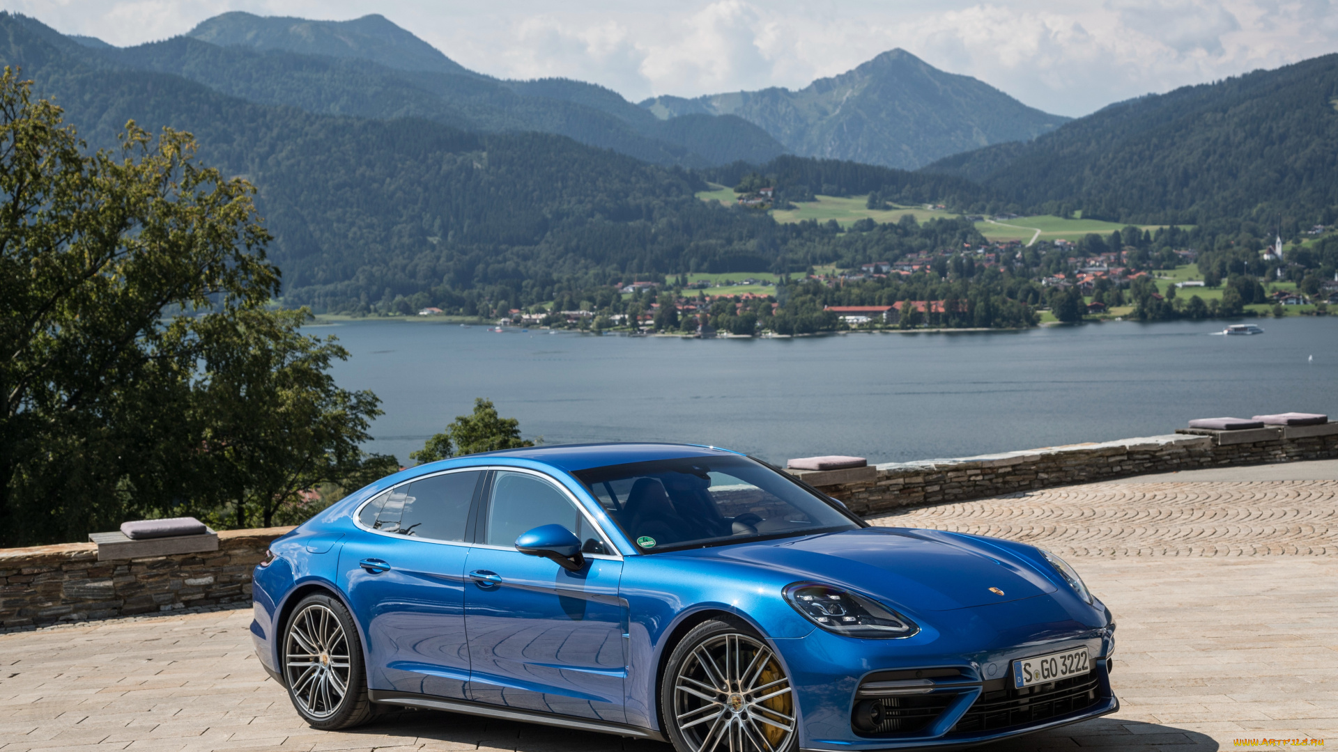 автомобили, porsche, panamera, turbo, 2016г