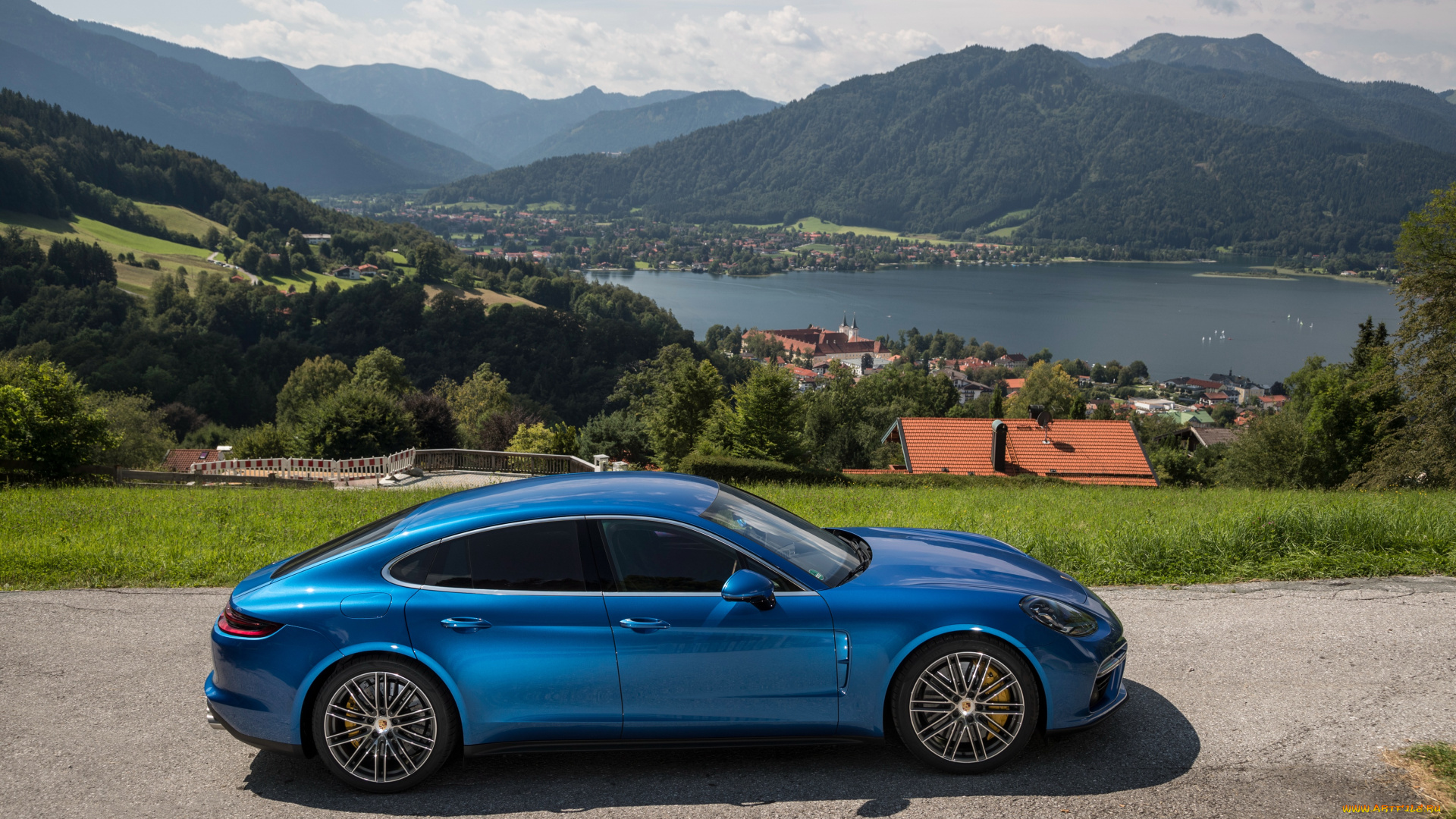 автомобили, porsche, panamera, turbo, 2016г