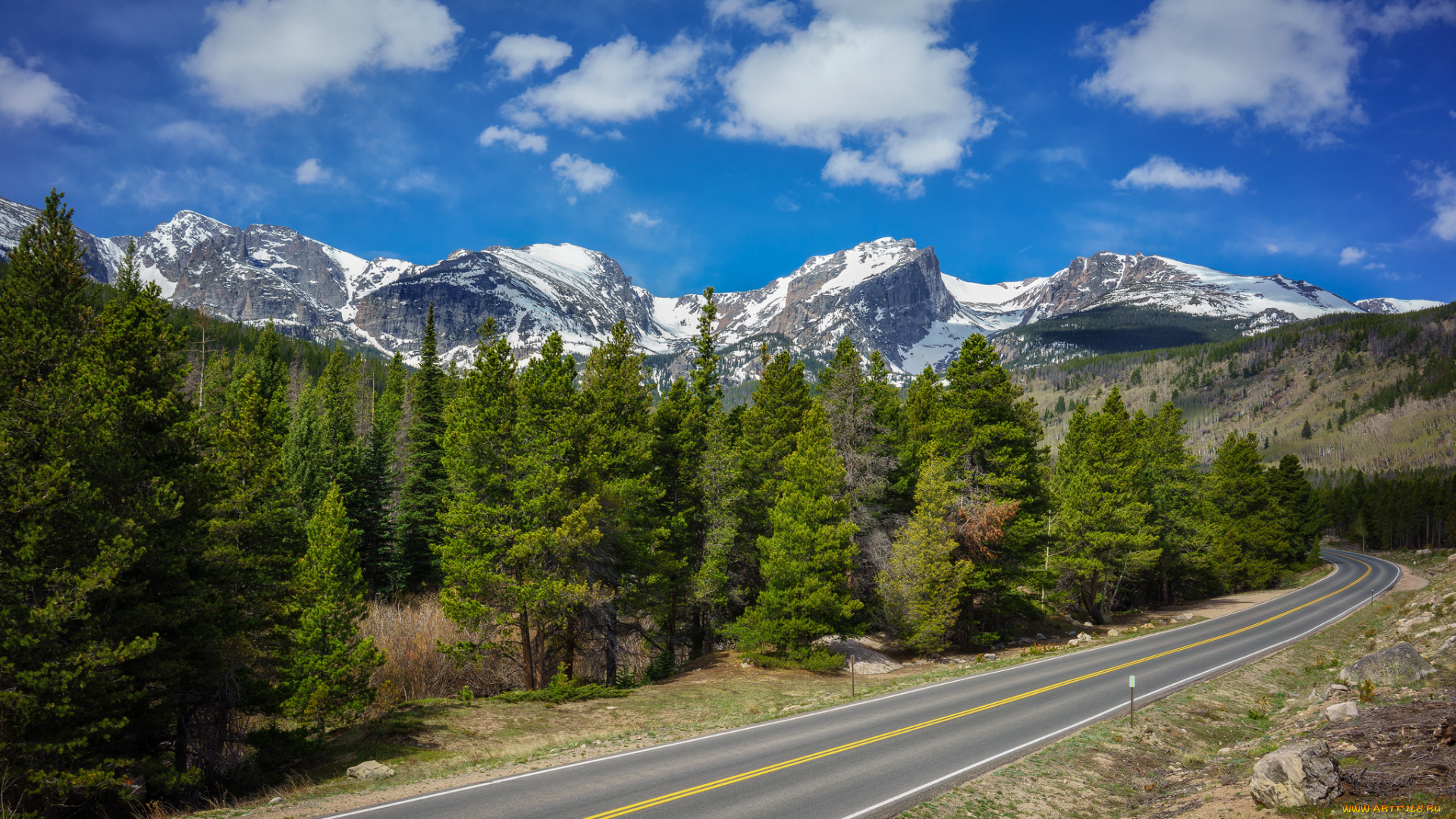 природа, дороги, тракт