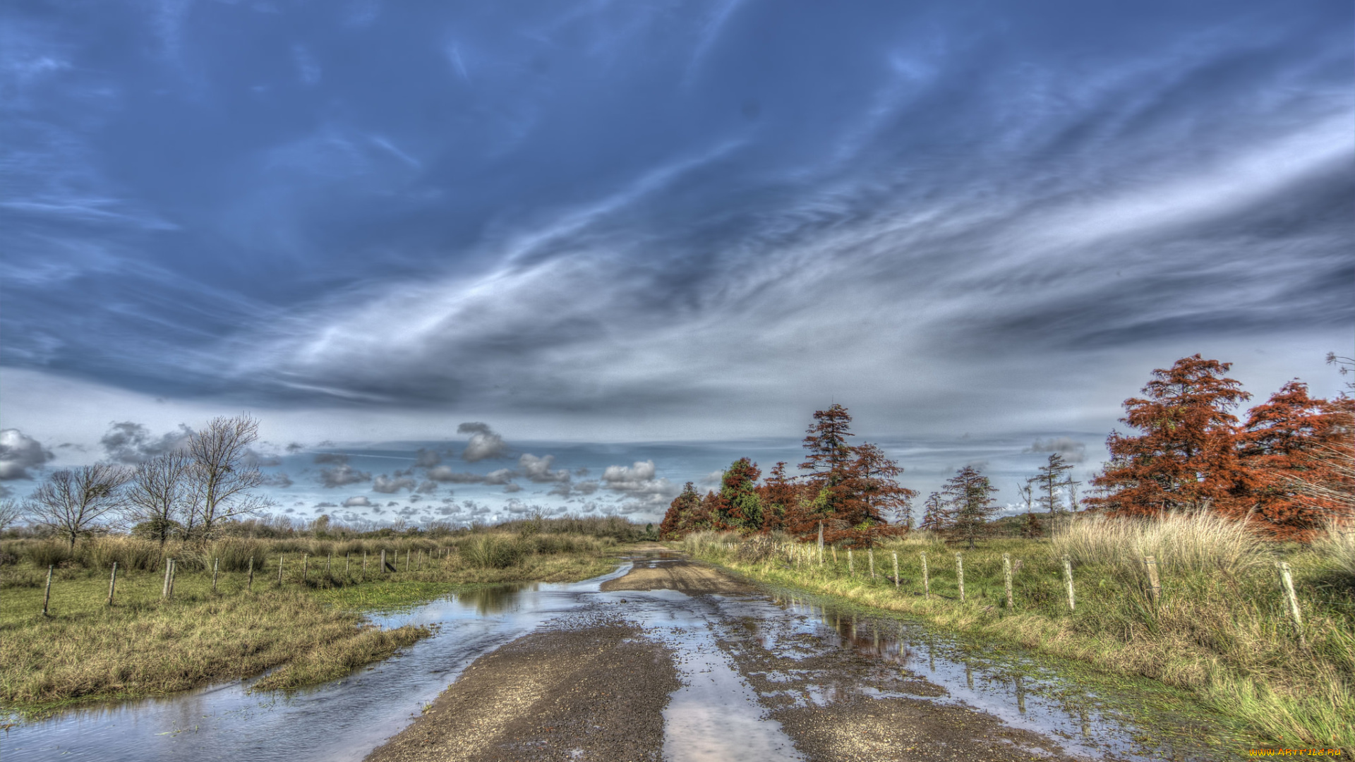 природа, дороги, тракт