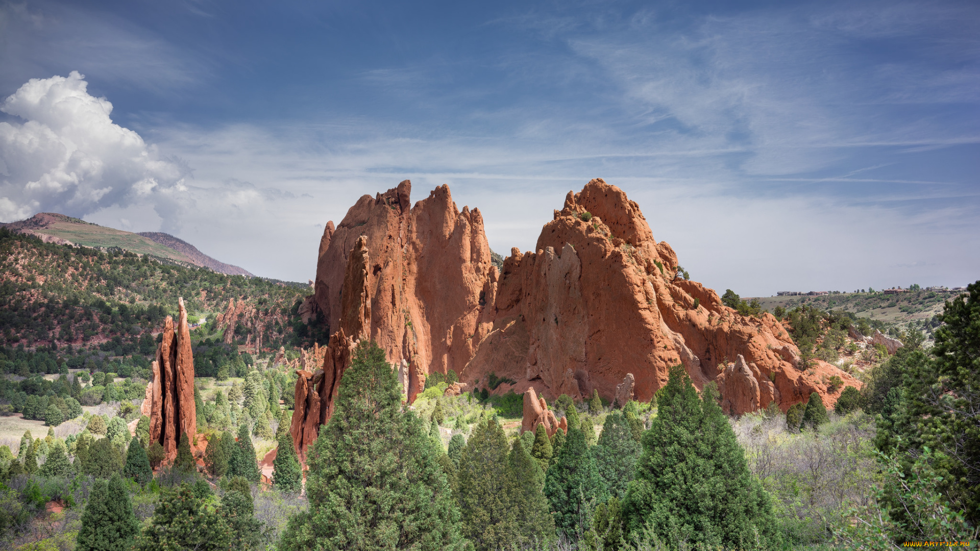 природа, горы, скалы