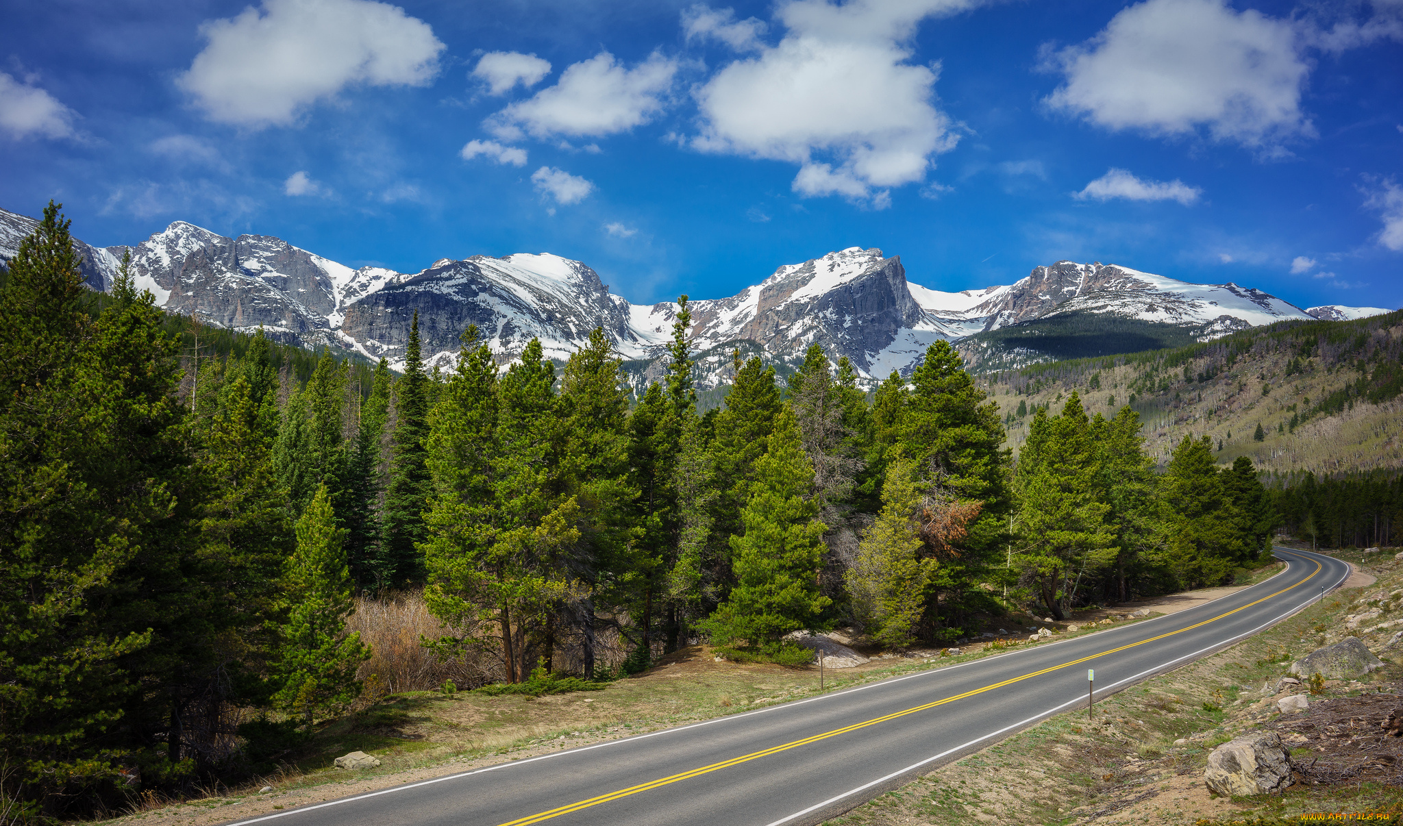 природа, дороги, тракт