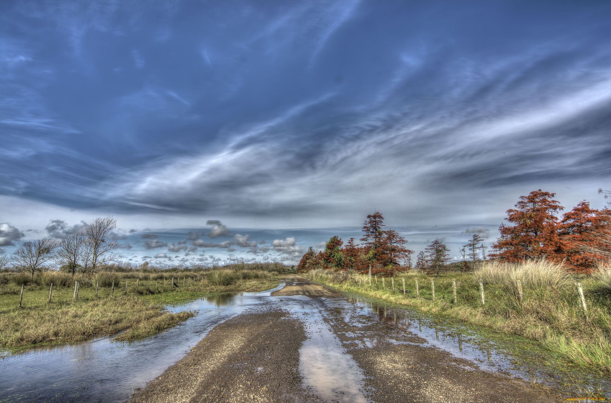 природа, дороги, тракт