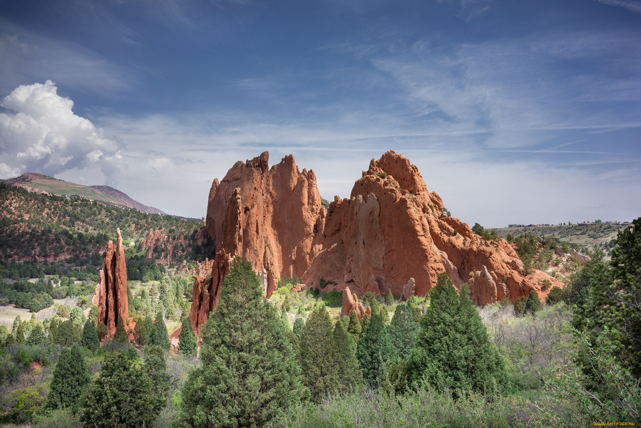 природа, горы, скалы