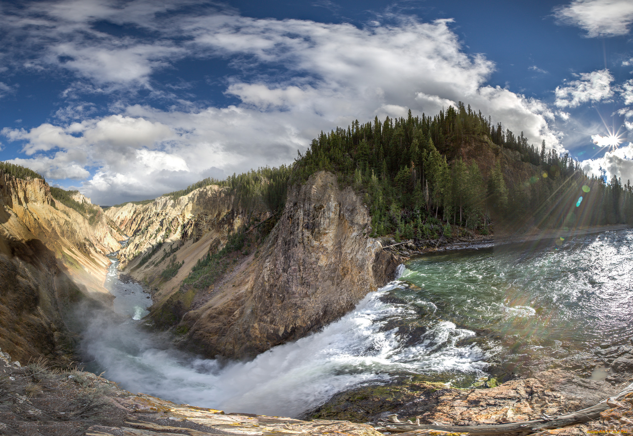 природа, реки, озера, река, лес