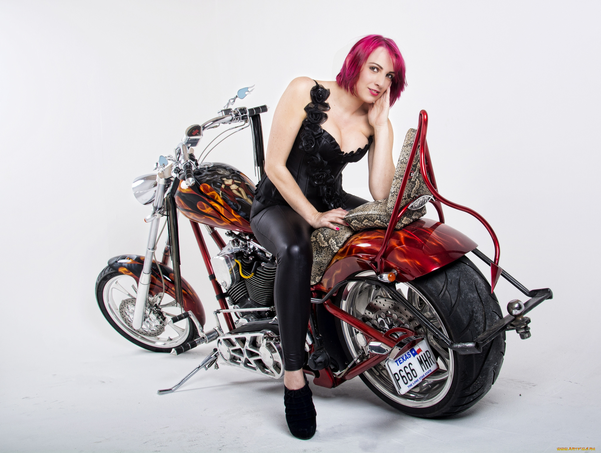 мотоциклы, мото, с, девушкой, байк, девица