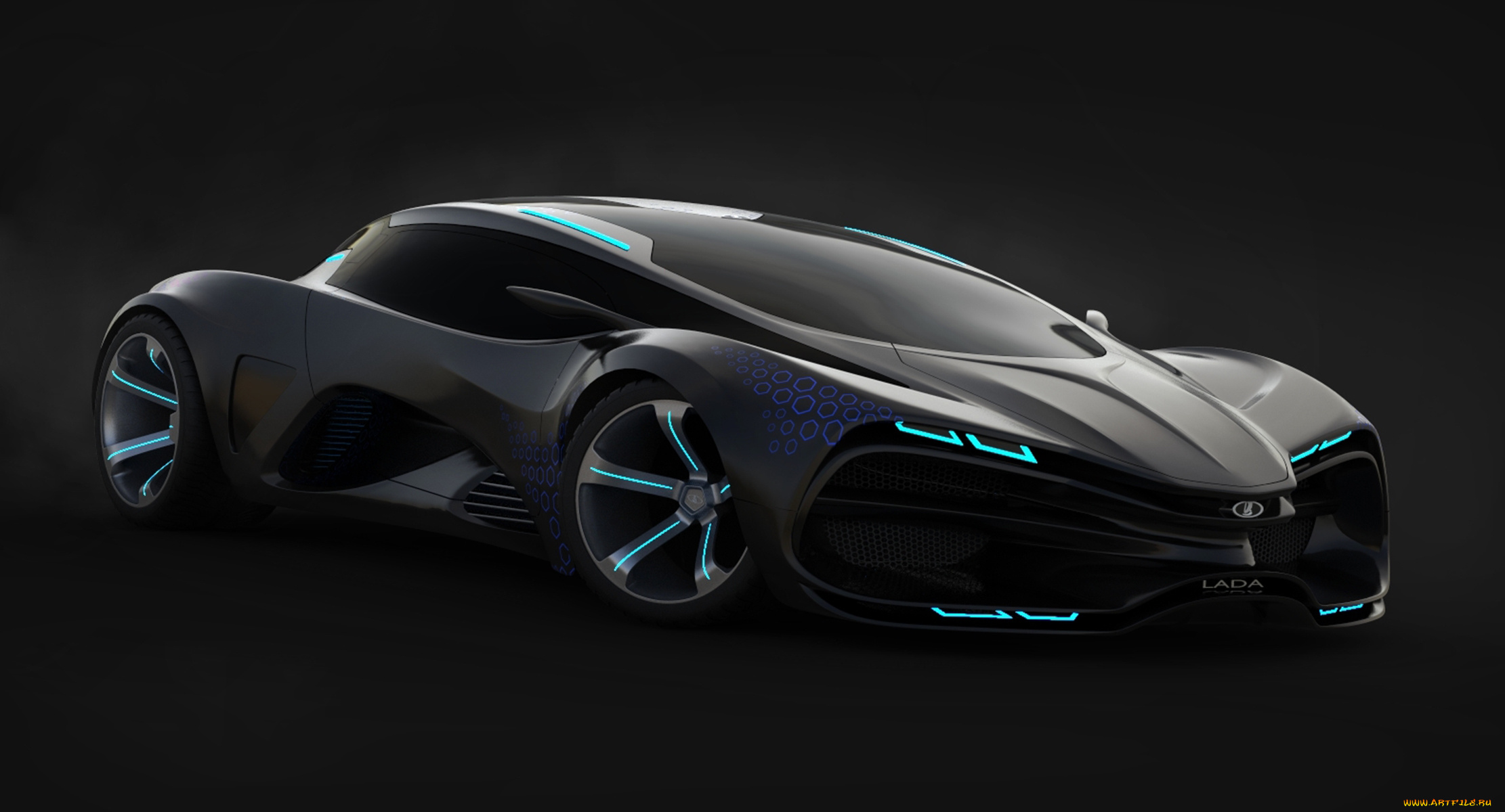 lada, raven, concept, 2015, автомобили, 3д, lada, raven, concept, 2015, supercar