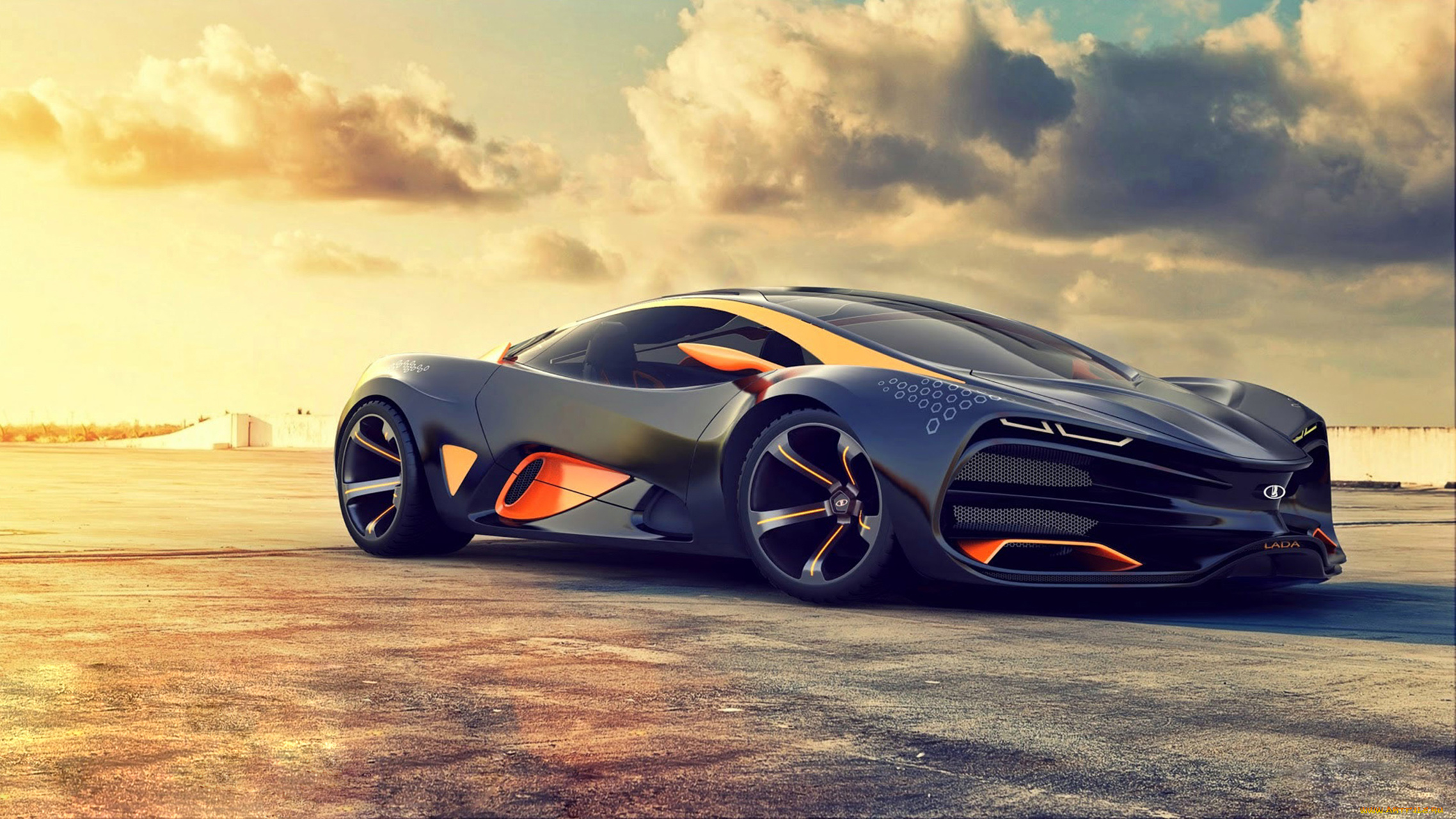 lada, raven, concept, 2015, автомобили, 3д, lada, raven, concept, 2015, supercar