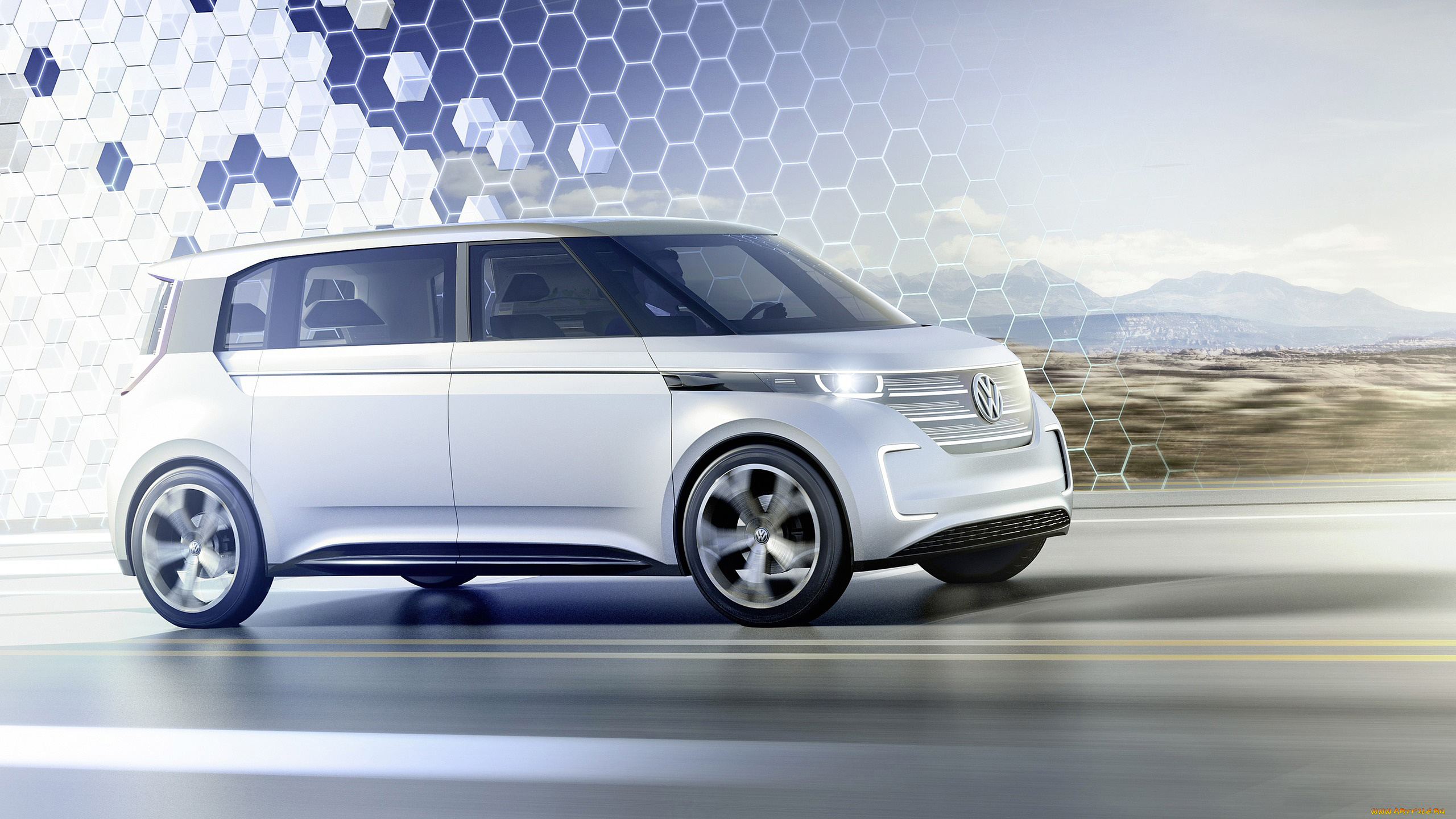 volkswagen, budd-e, concept, 2016, автомобили, volkswagen, concept, budd-e, 2016