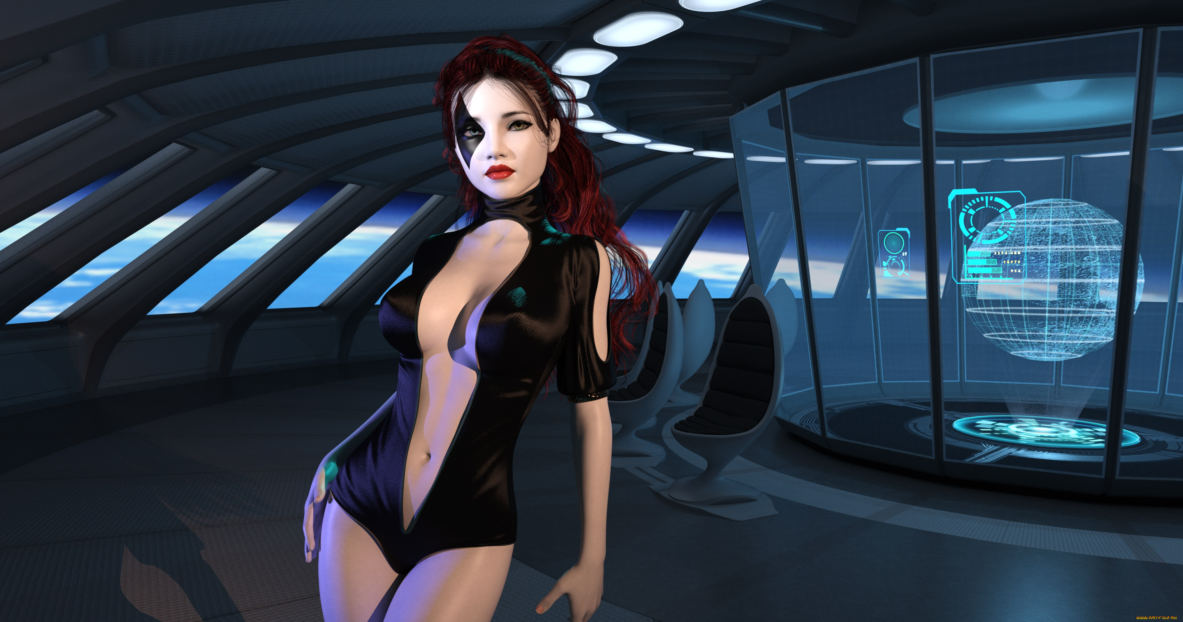 3д, графика, люди, , people, фон, взгляд, девушка