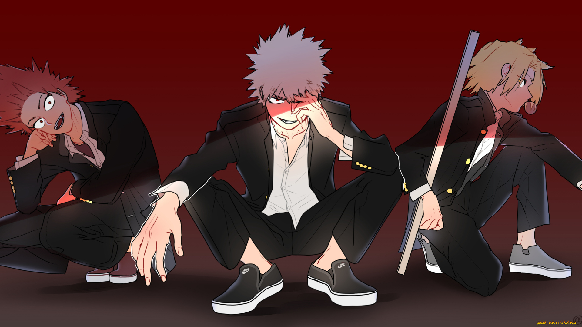 аниме, boku, no, hero, academia, моя, геройская, академия