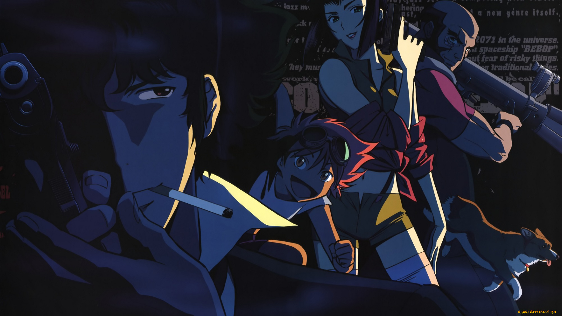 аниме, cowboy, bebop, ковбой, бибоп