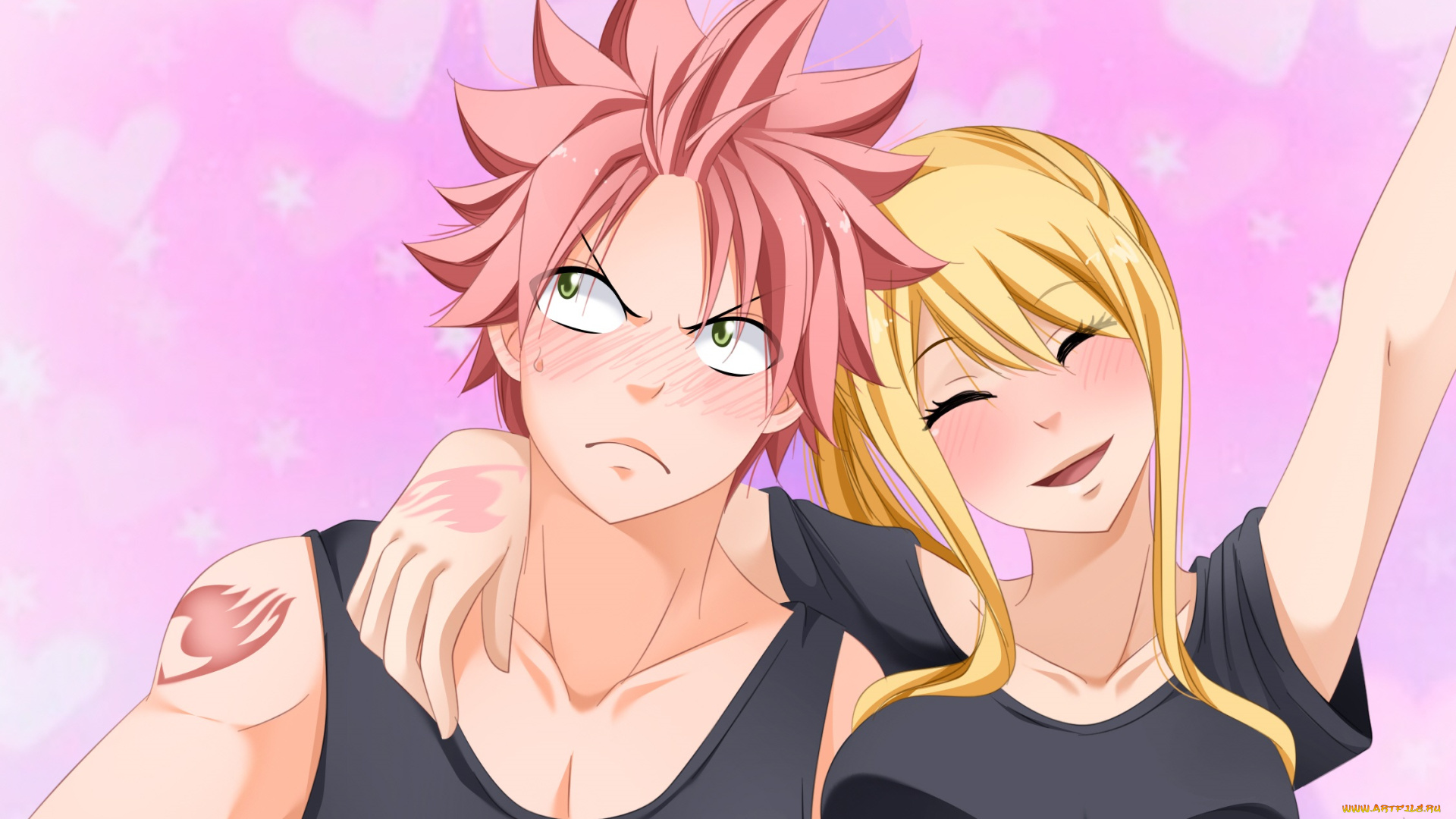 аниме, fairy, tail, хвост, феи