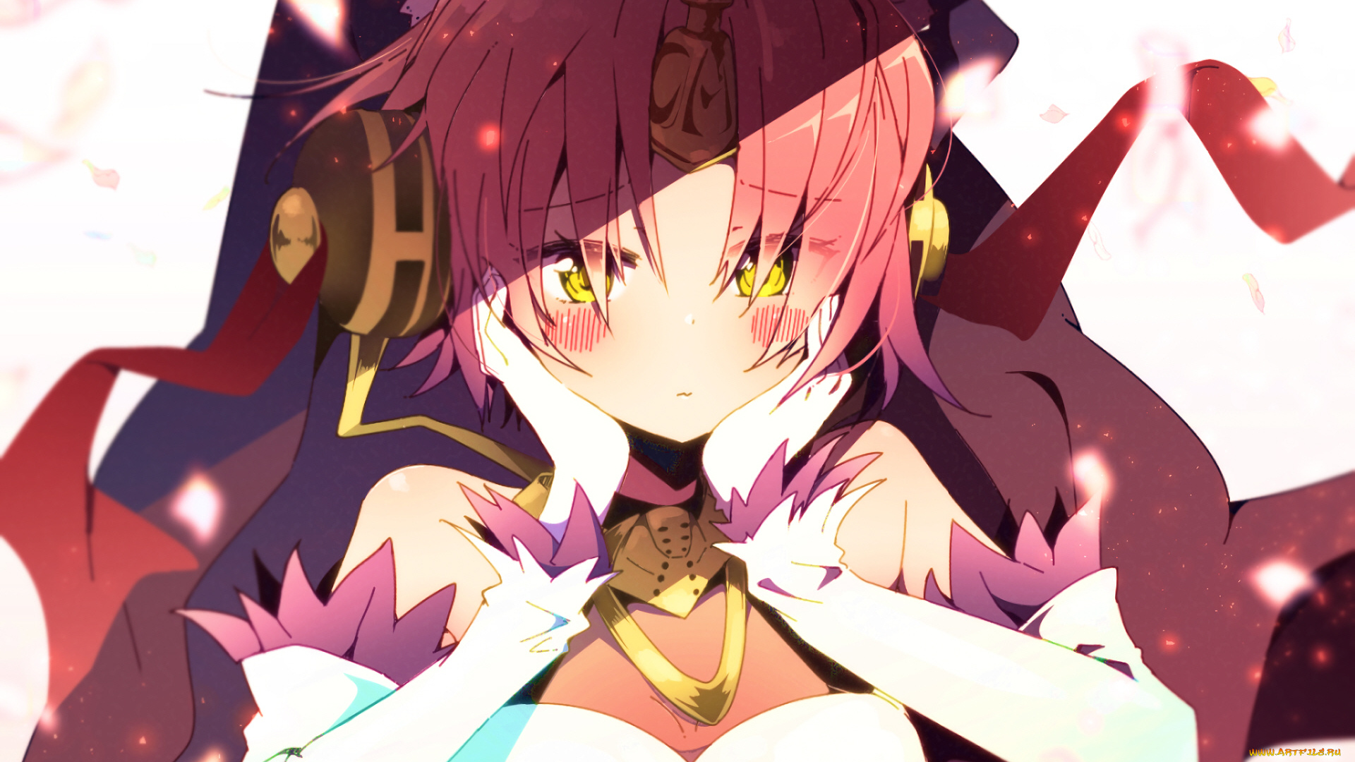 аниме, fate, stay, night, девушка