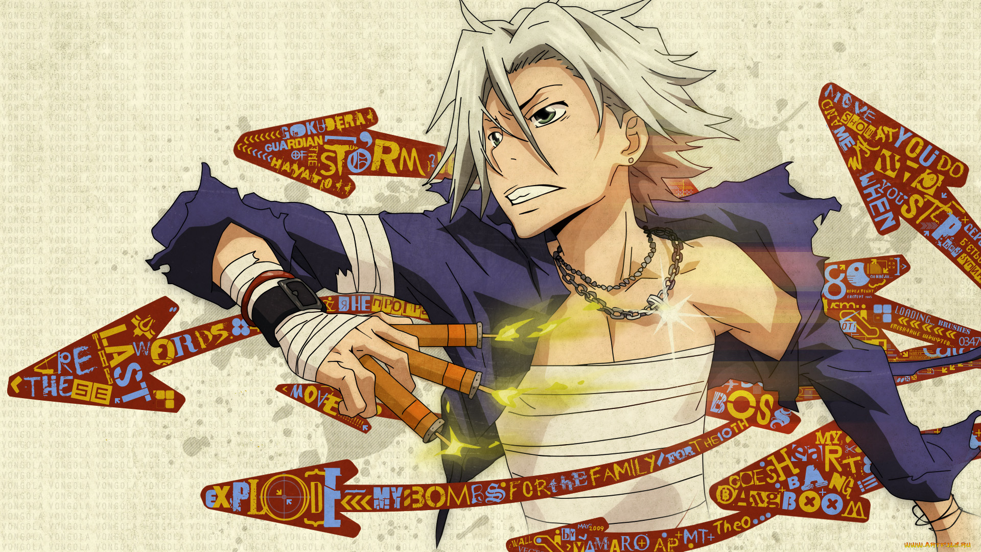 аниме, katekyo, hitman, reborn, учитель, мафиози, реборн